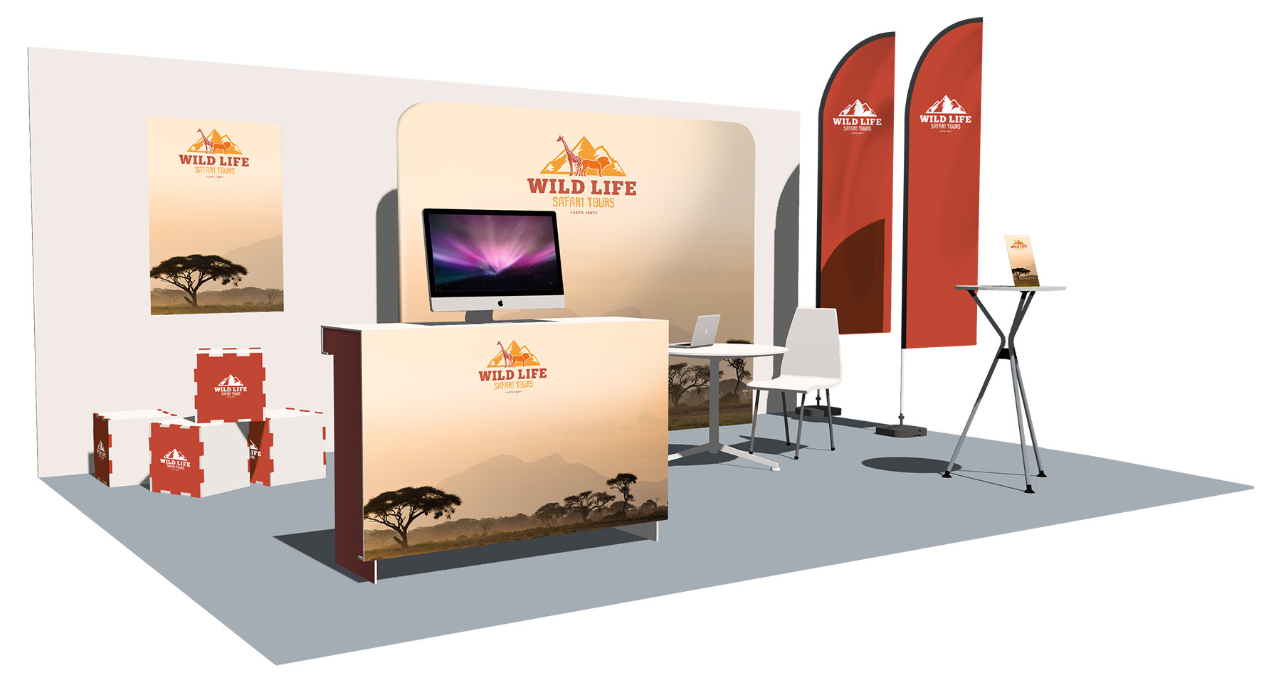 Aménager un stand de 24 m2