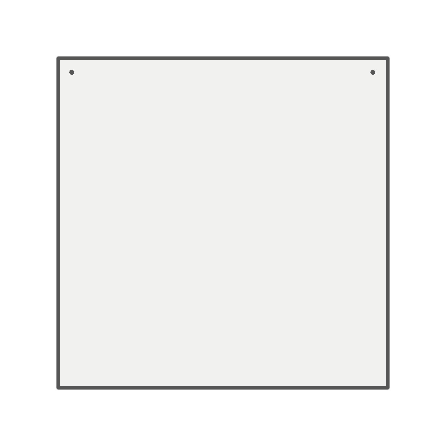 Carré L (50 x 50 cm)