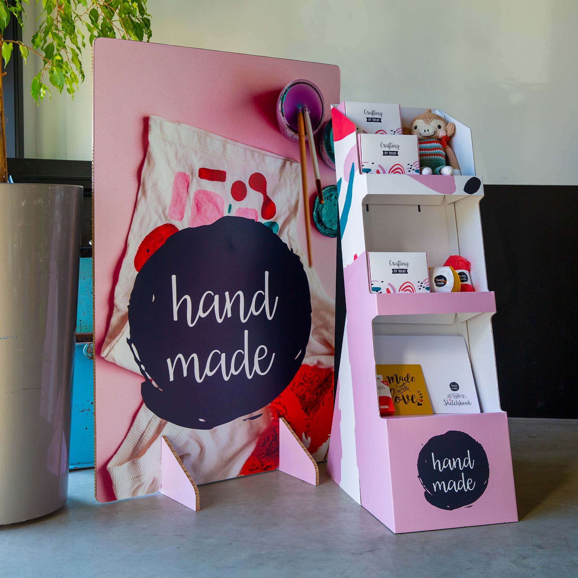 Tussenschermen-setting