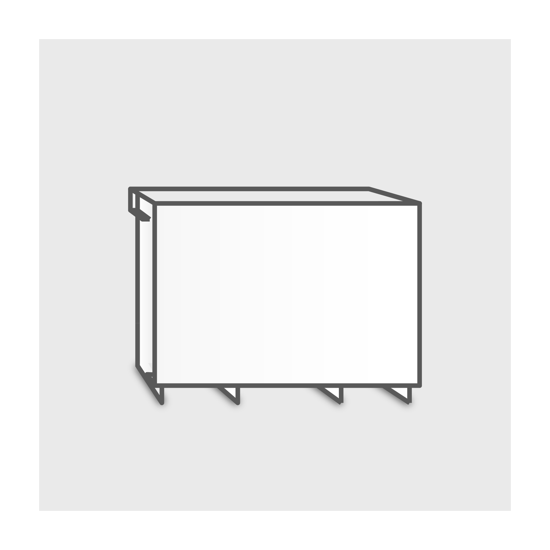Comptoir pour stand Re-board 150 cm