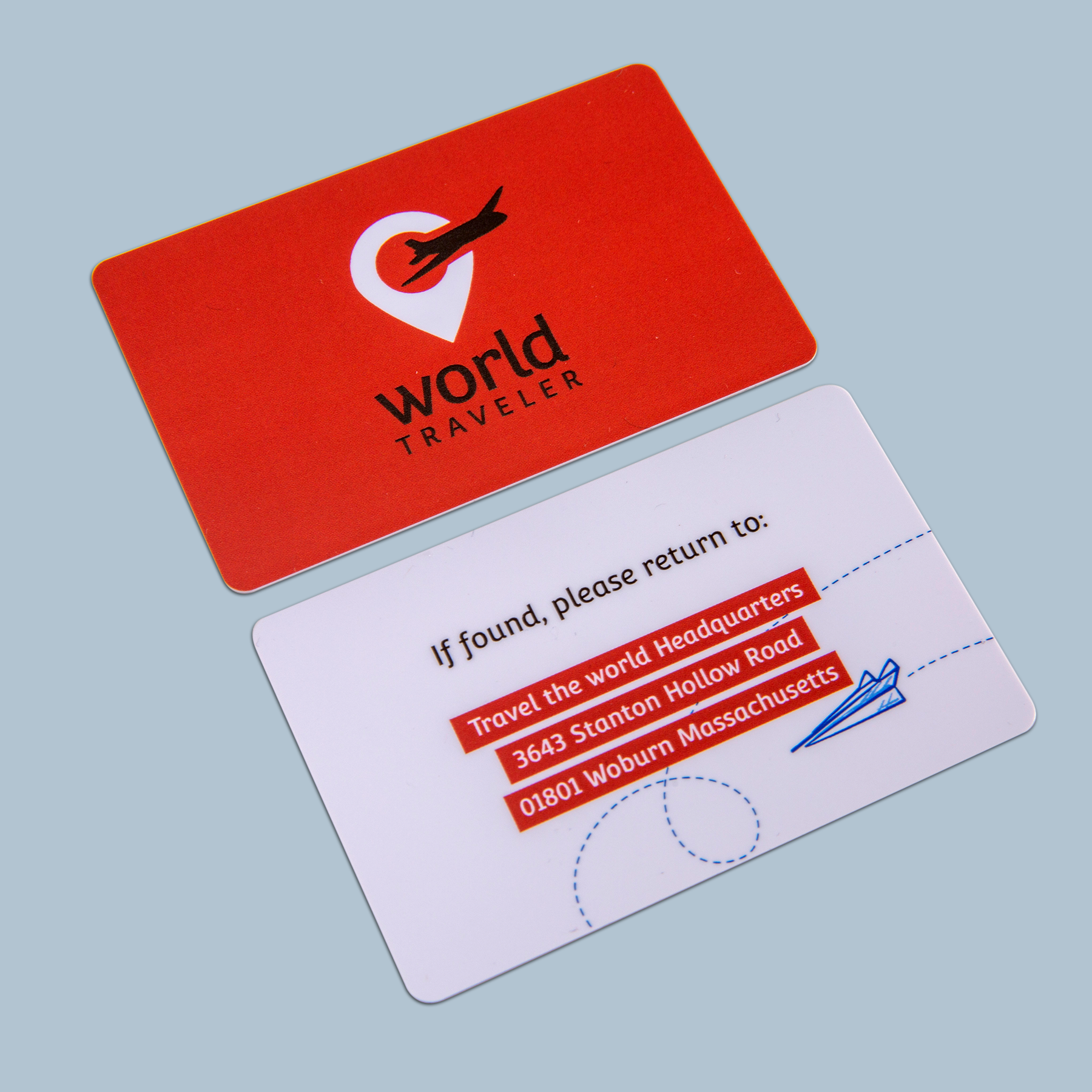 Cartes en PVC world traveler