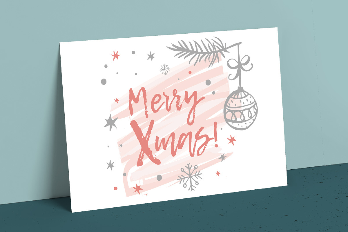Lekker Persoonlijk Je Kerstkaart Handletteren Met Deze 12 Gratis Designtemplates Printdealbe