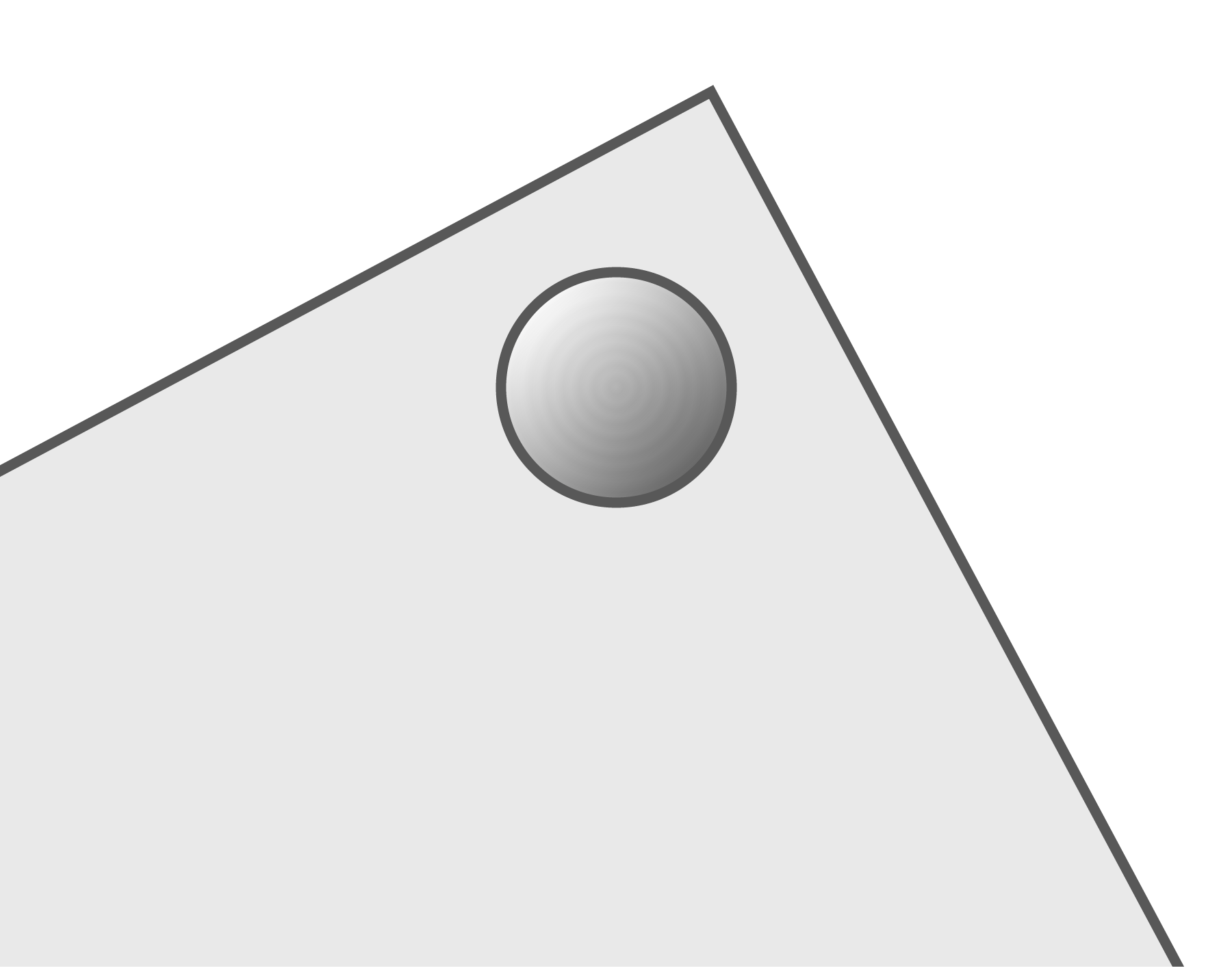 Entretoises et 4 perforations 9 mm