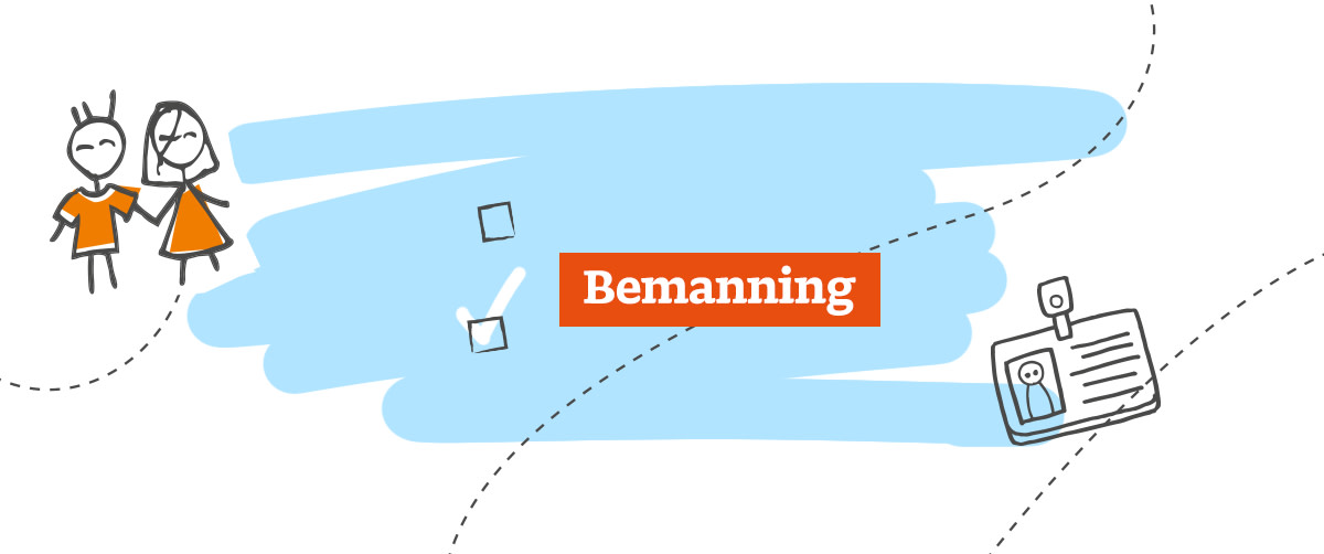 Beursstand-bemanning