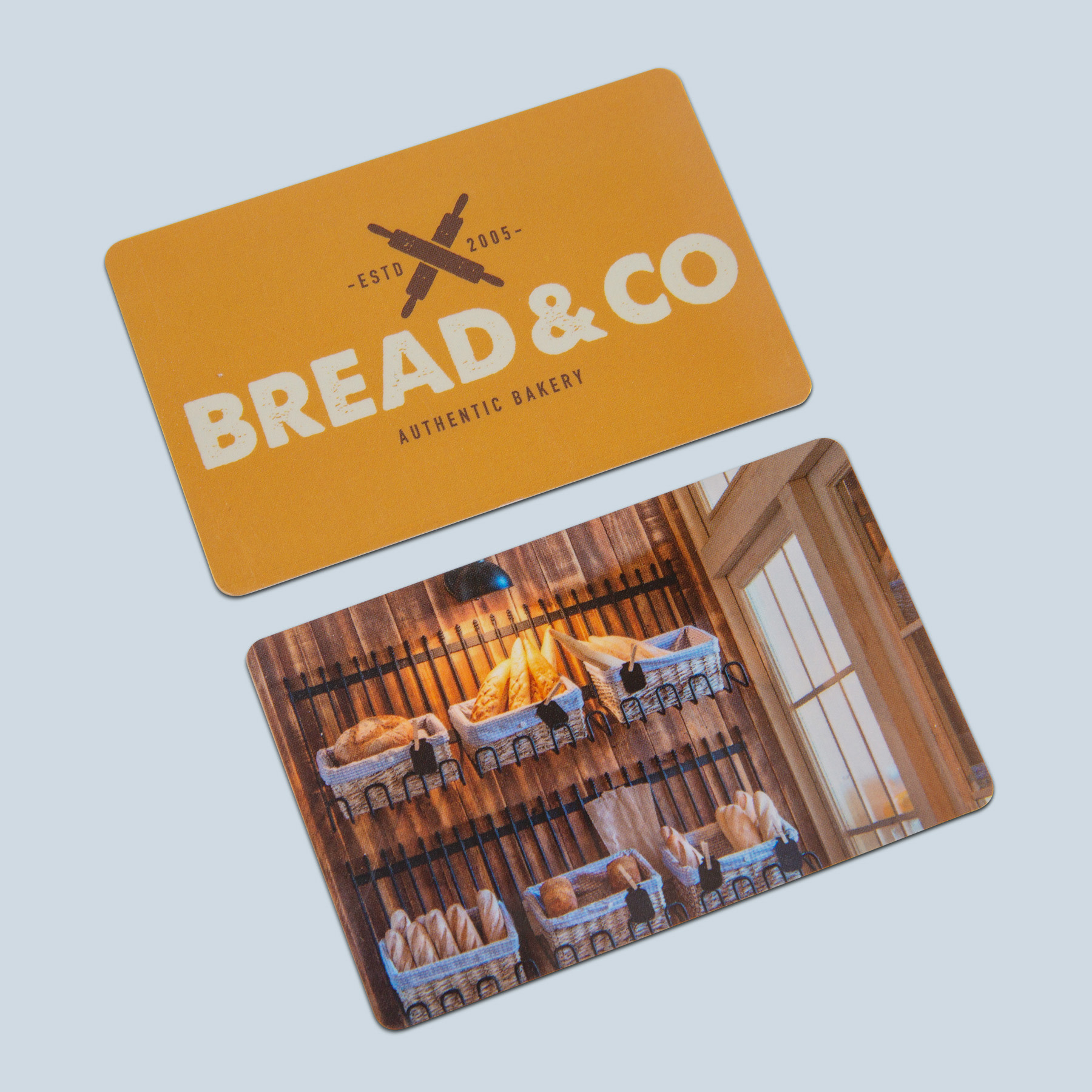 Cartes en PVC Bread and CO