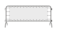 Bâche pour clôture (215 x 73 cm)