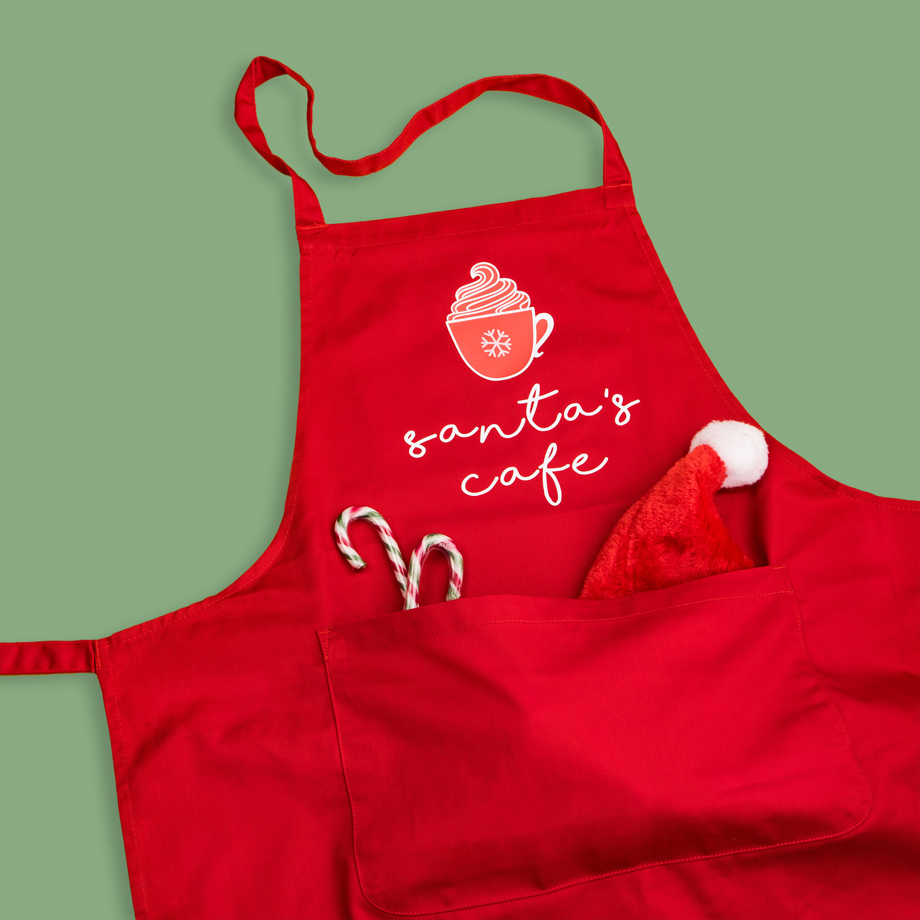 kerstschort rood