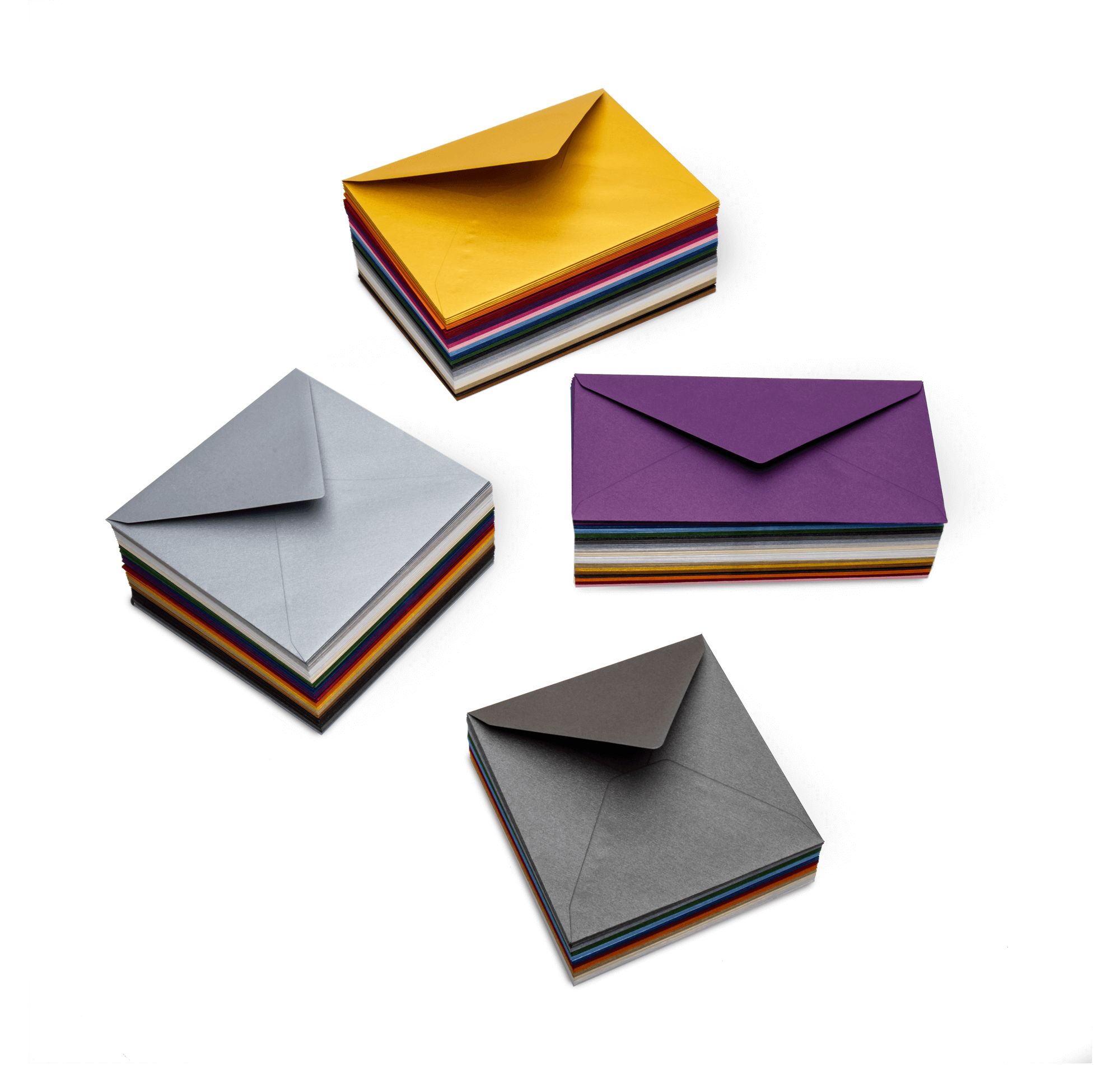 Metallic enveloppen