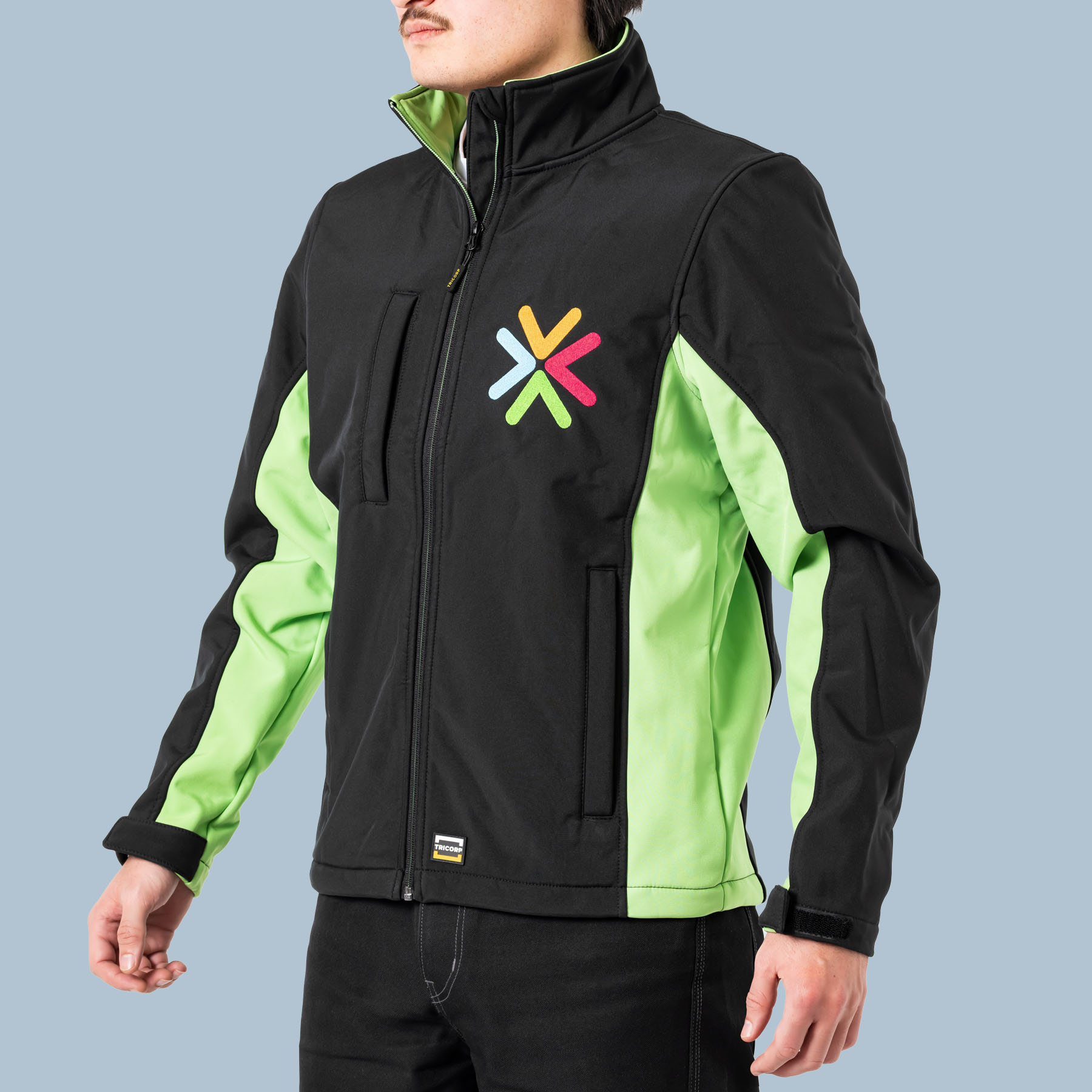 Gallery-werkjas Softshell bicolor-Side