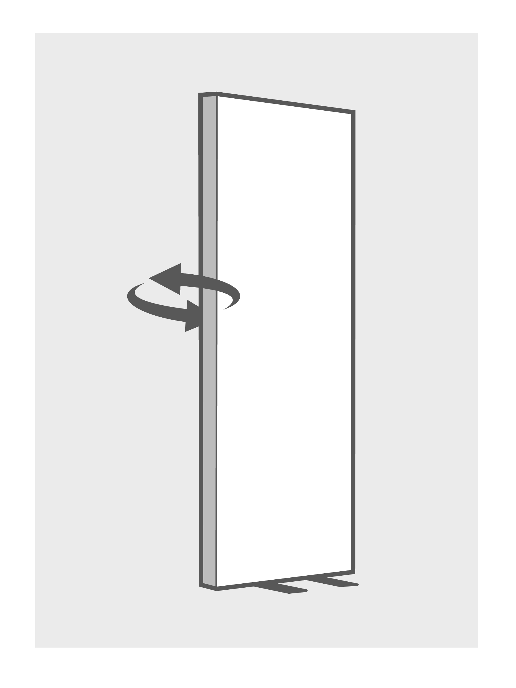 Dubbelzijdig ledframe (100 x 200 cm)