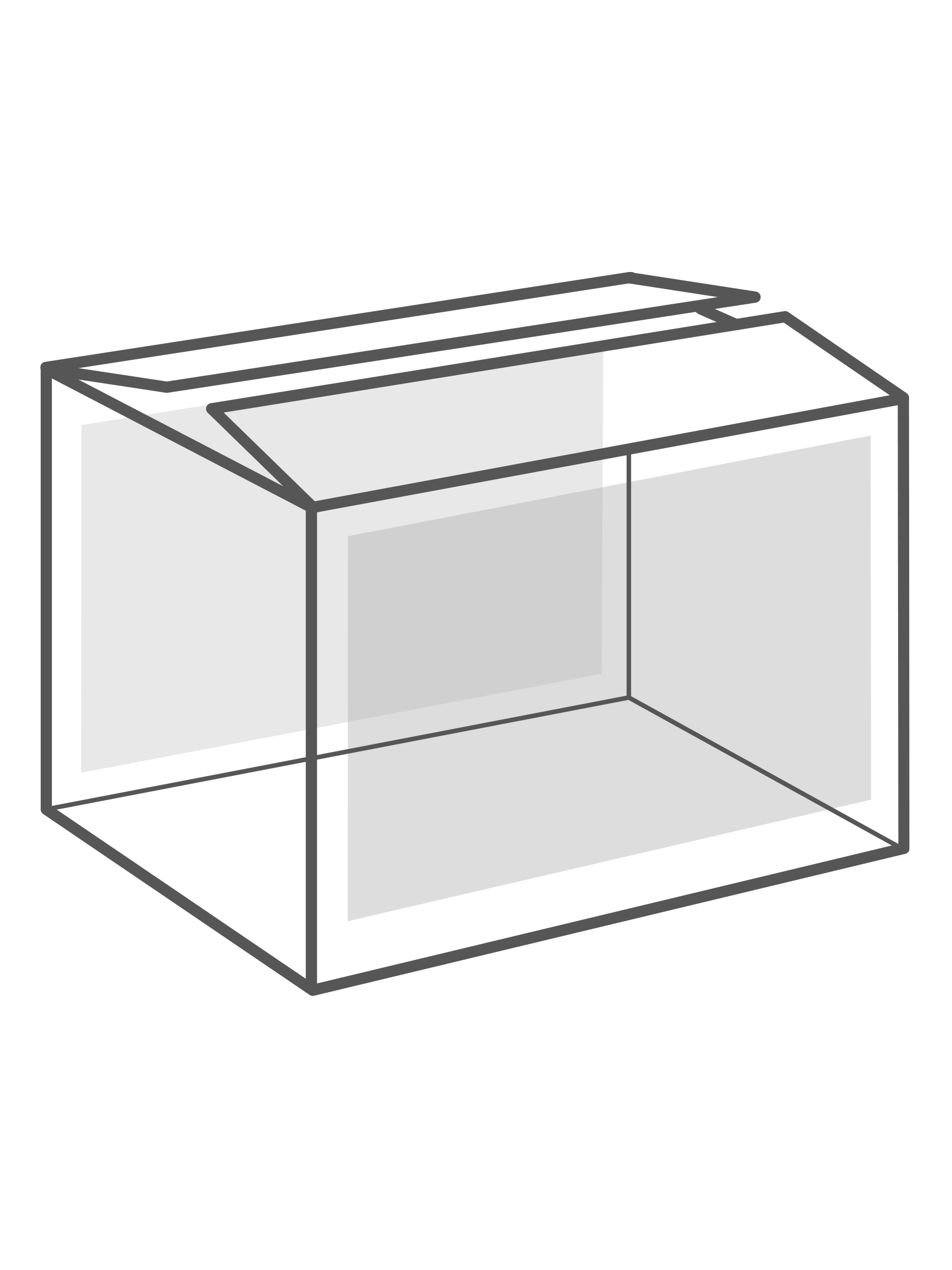 Twee lange zijpanelen