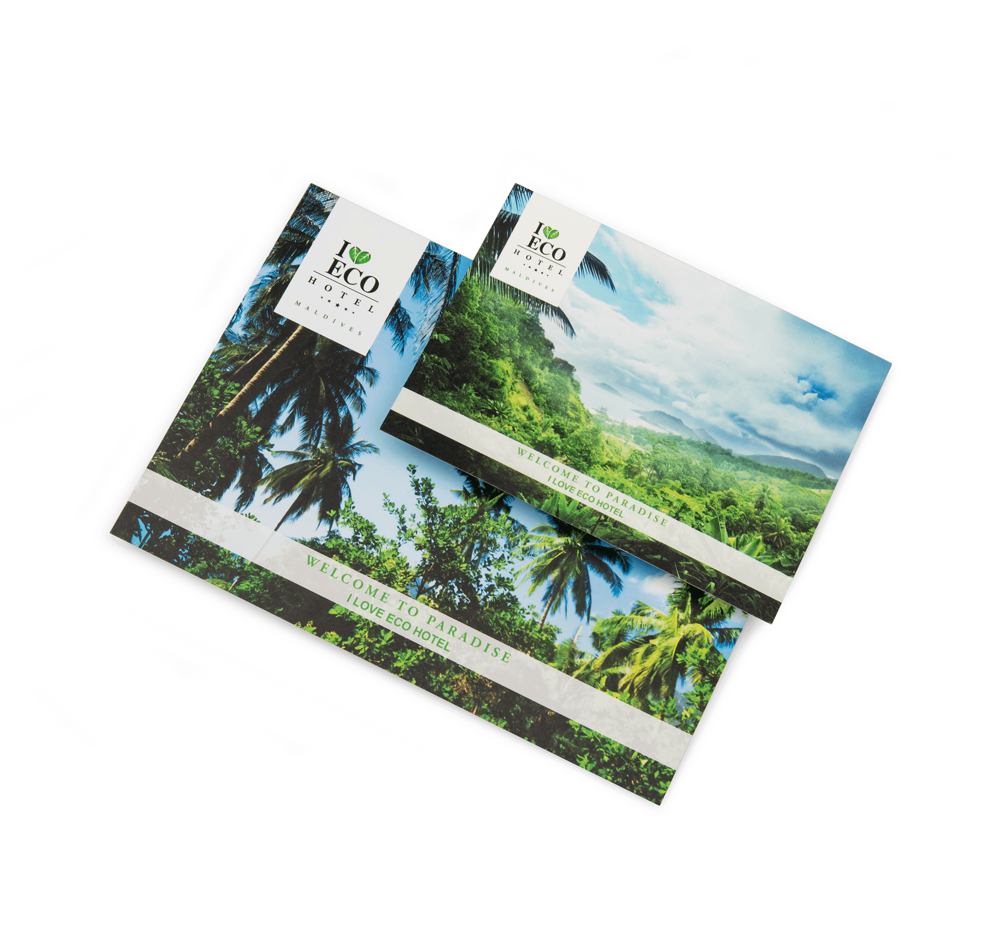 Eco with compliments cards