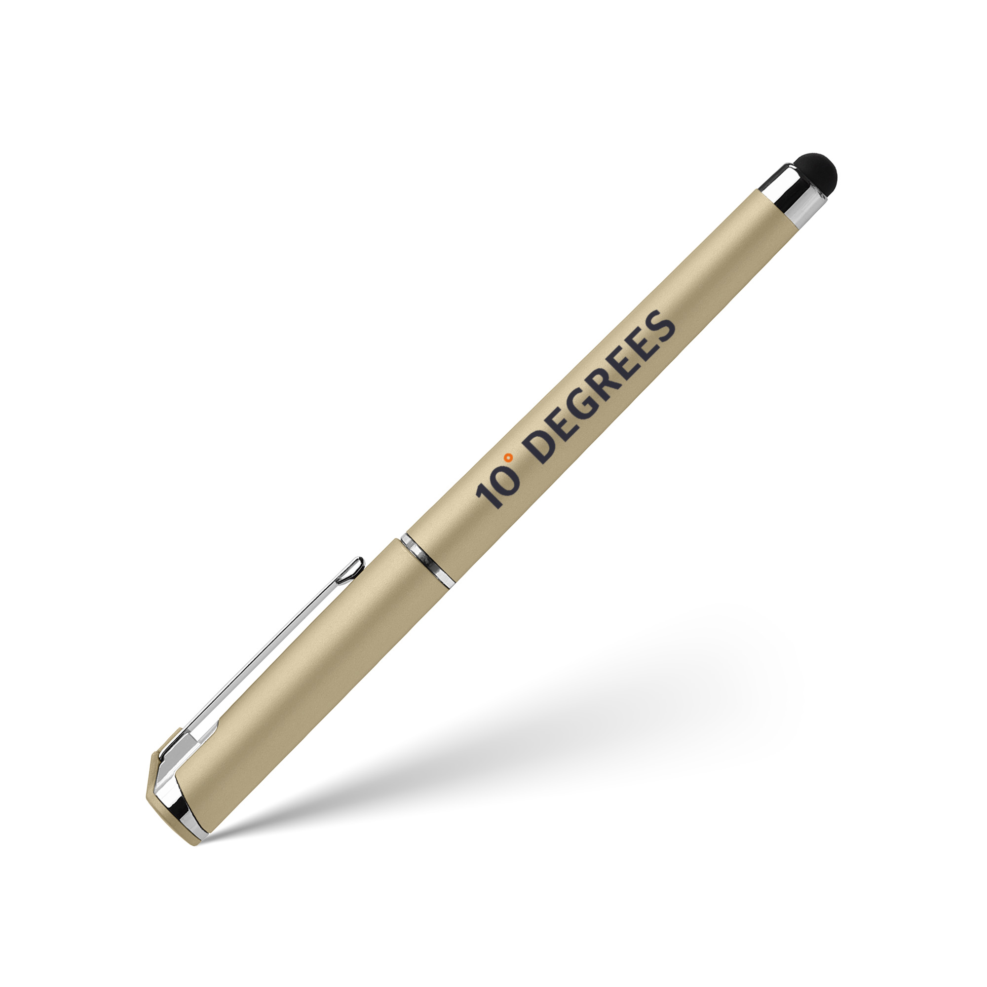 Stylo gel métallique doux Angelou avec stylet