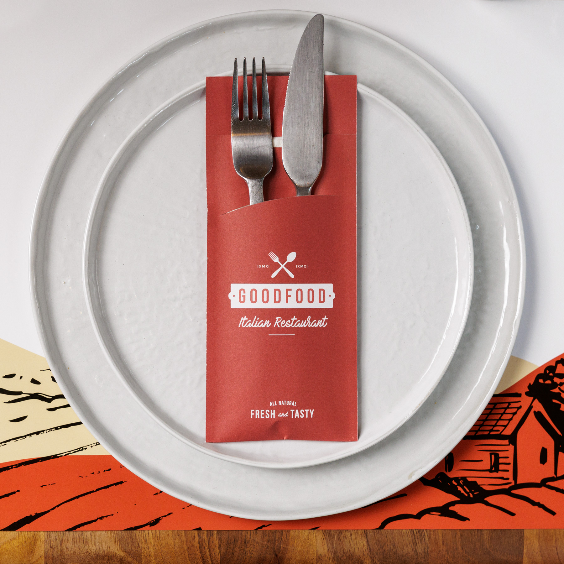 bestekzakjes-placemat