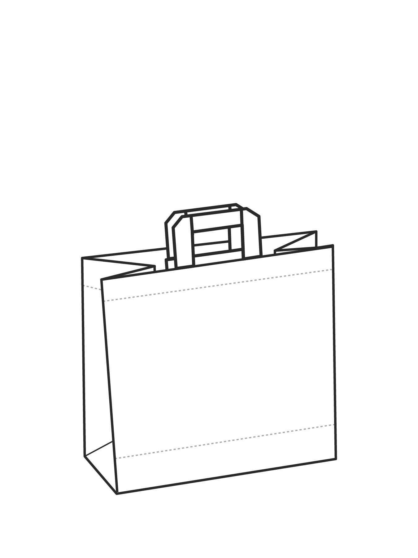 Sacs pour vente à emporter L