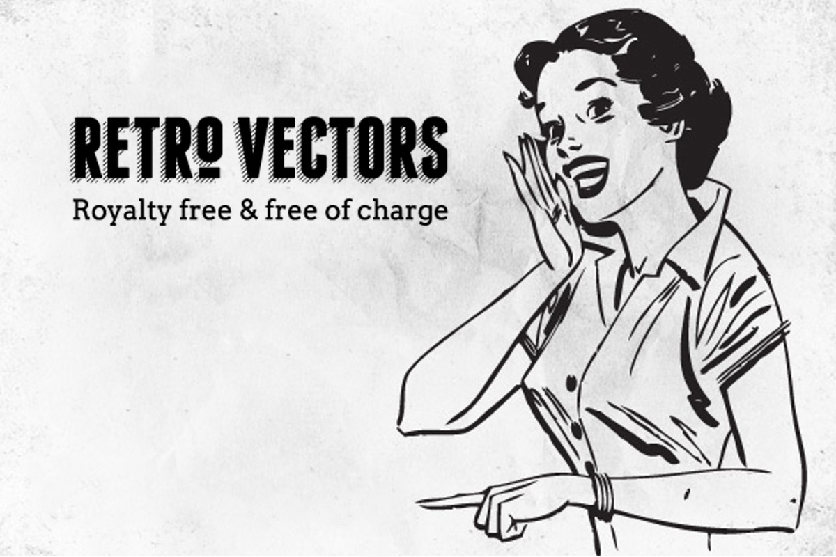 de-27-beste-sites-voor-gratis-vectorillustraties retro-vectors