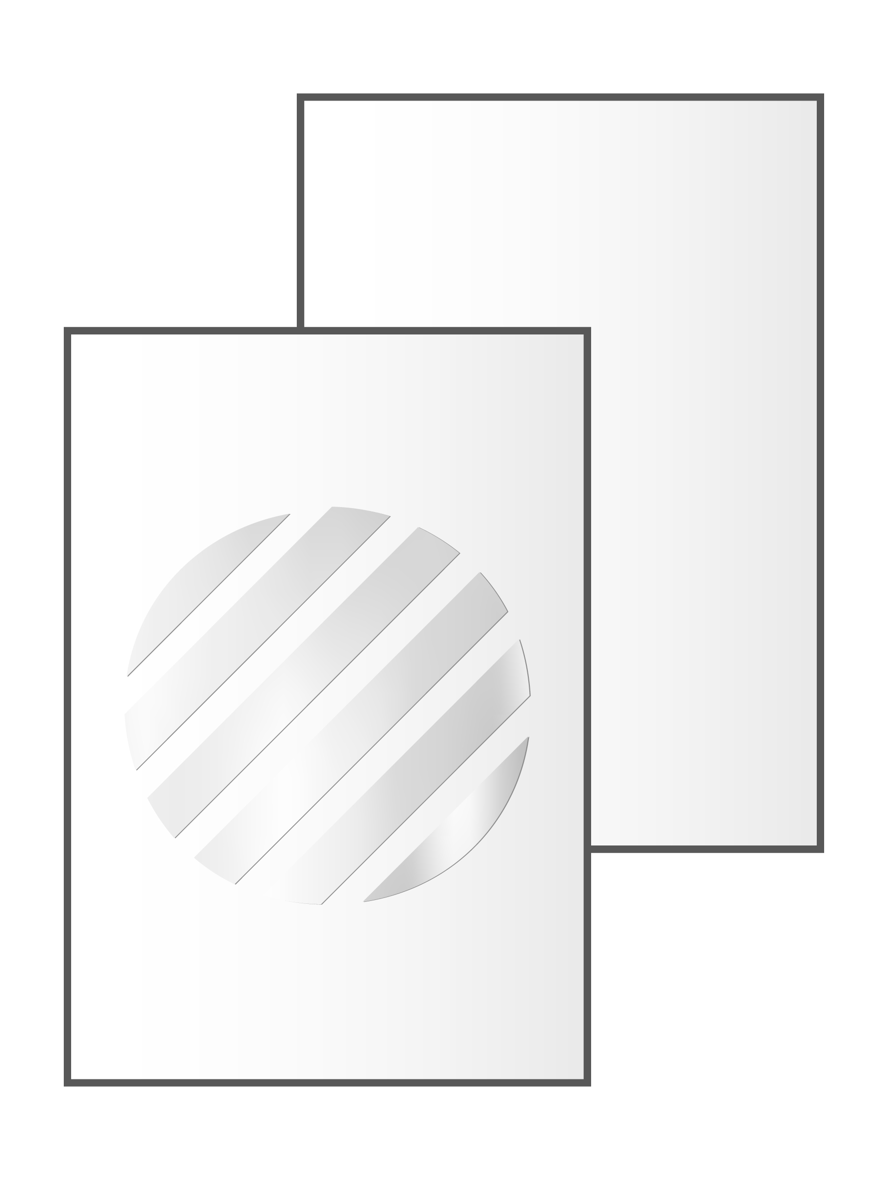 Dubbelzijdig matlaminaat + enkelzijdig spot Uv-lak