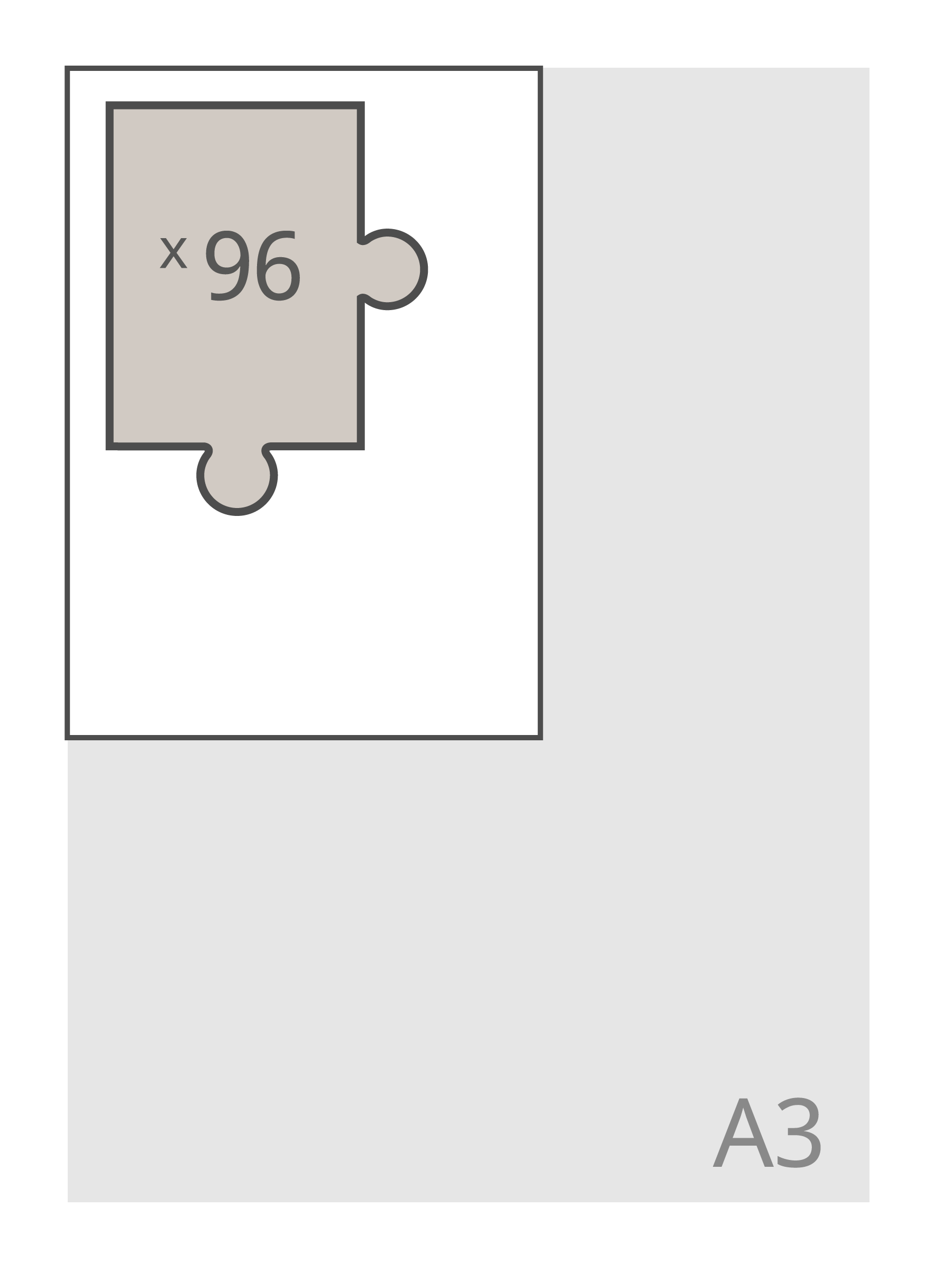 17.5 x 25 cm Hardboard (96 stukjes)