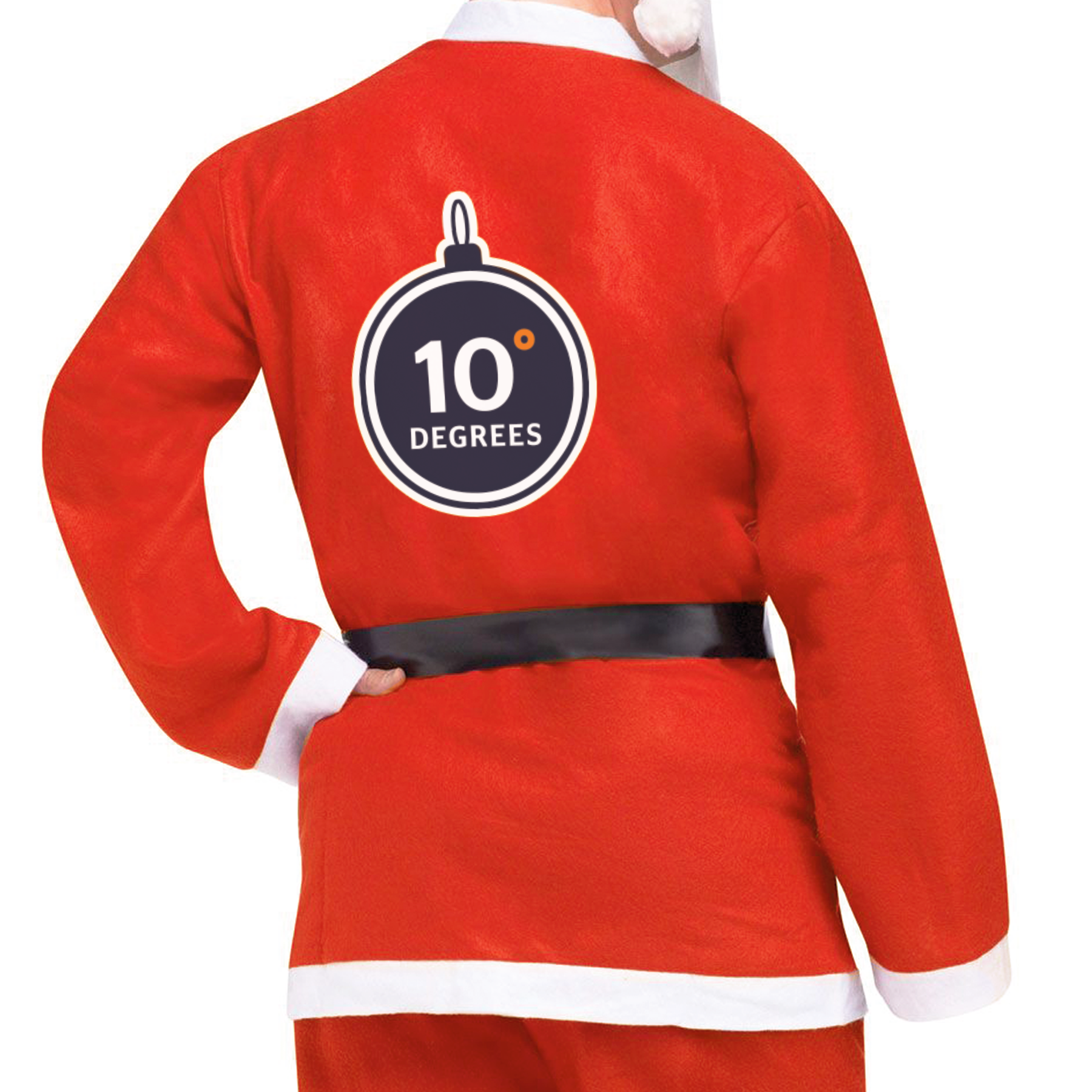 Bedrukte jas achterzijde