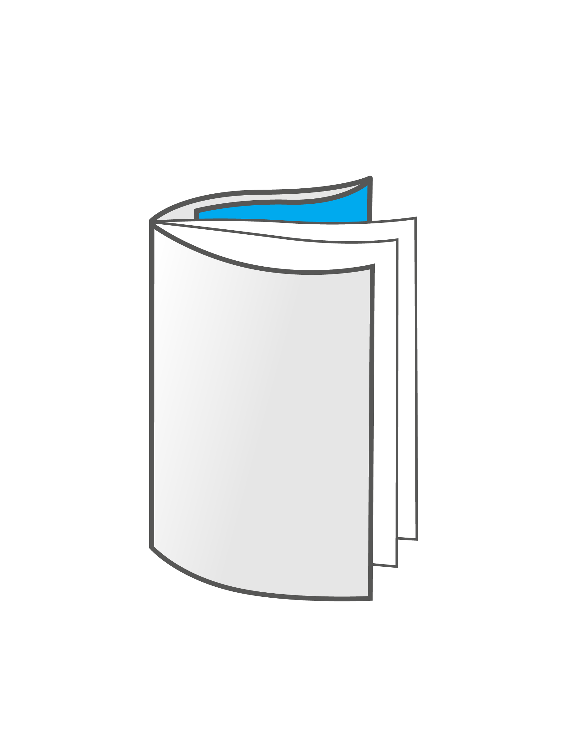 Avec rabat arrière 250 g/m² offset sans bois