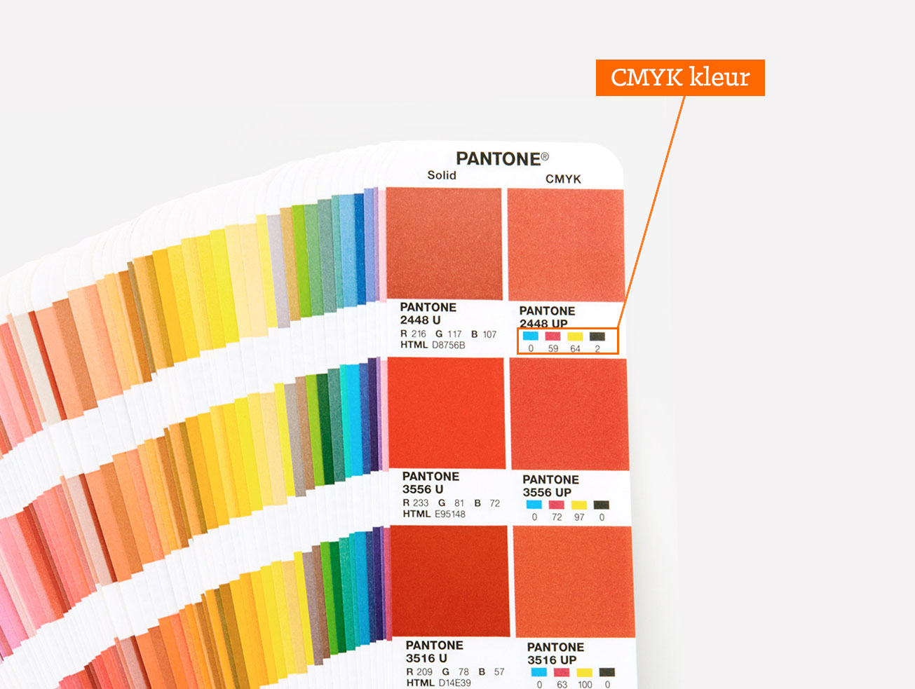 Inwoner bureau Specificiteit Van PMS naar CMYK met de Pantone kleurenwaaier | Printdeal.be