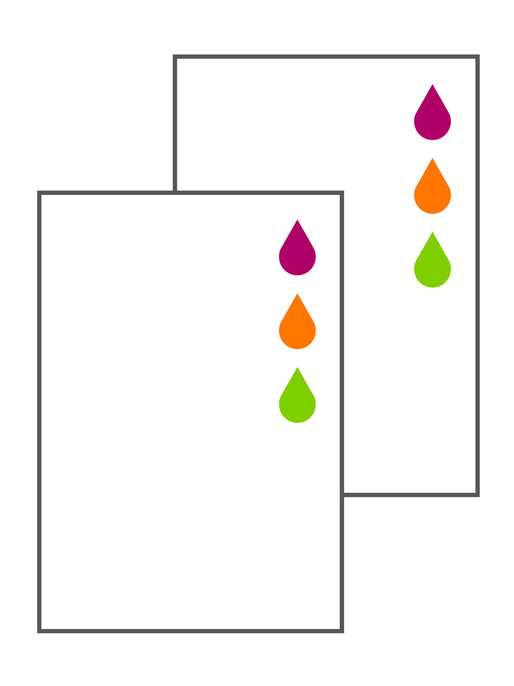 3/3  (Dubbelzijdig 3 PMS-kleuren)