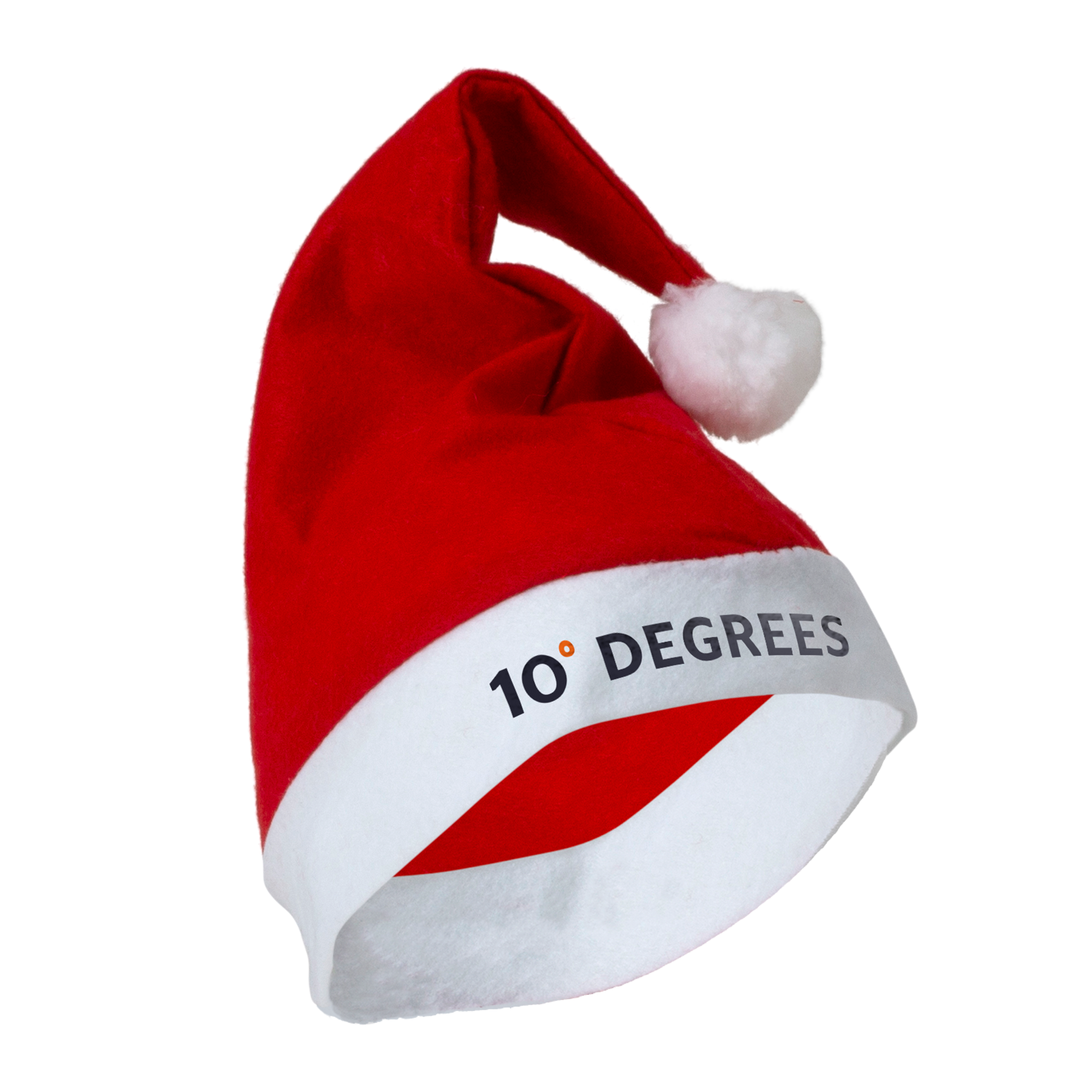 Kerstmanpak met bedrukte muts