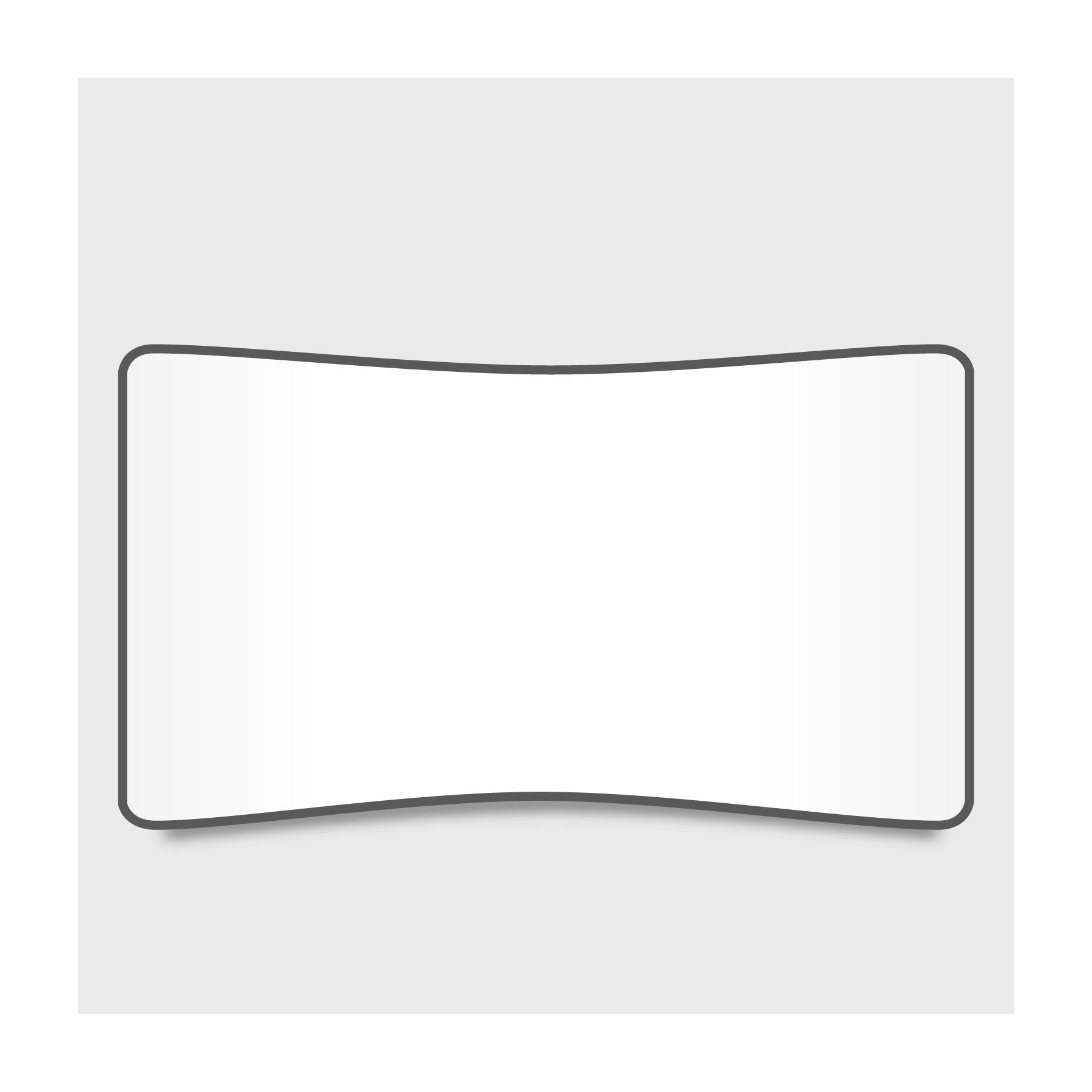 Stand parapluie courbe horizontalement avec système de fermeture éclair (500 x 230 cm)