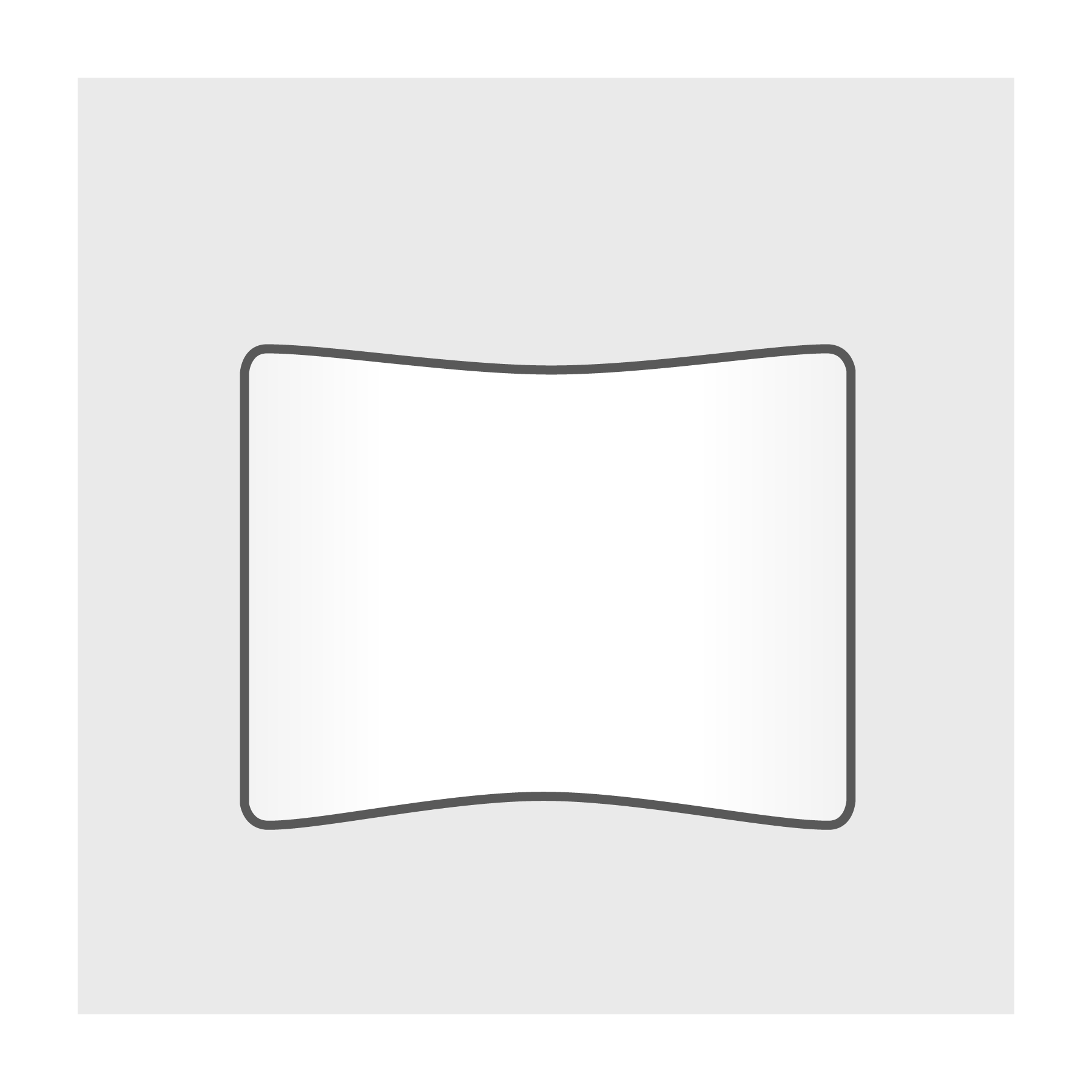 Stand parapluie courbe horizontalement avec système de fermeture éclair (300 x 230 cm)