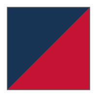 Navy blauw - Rood
