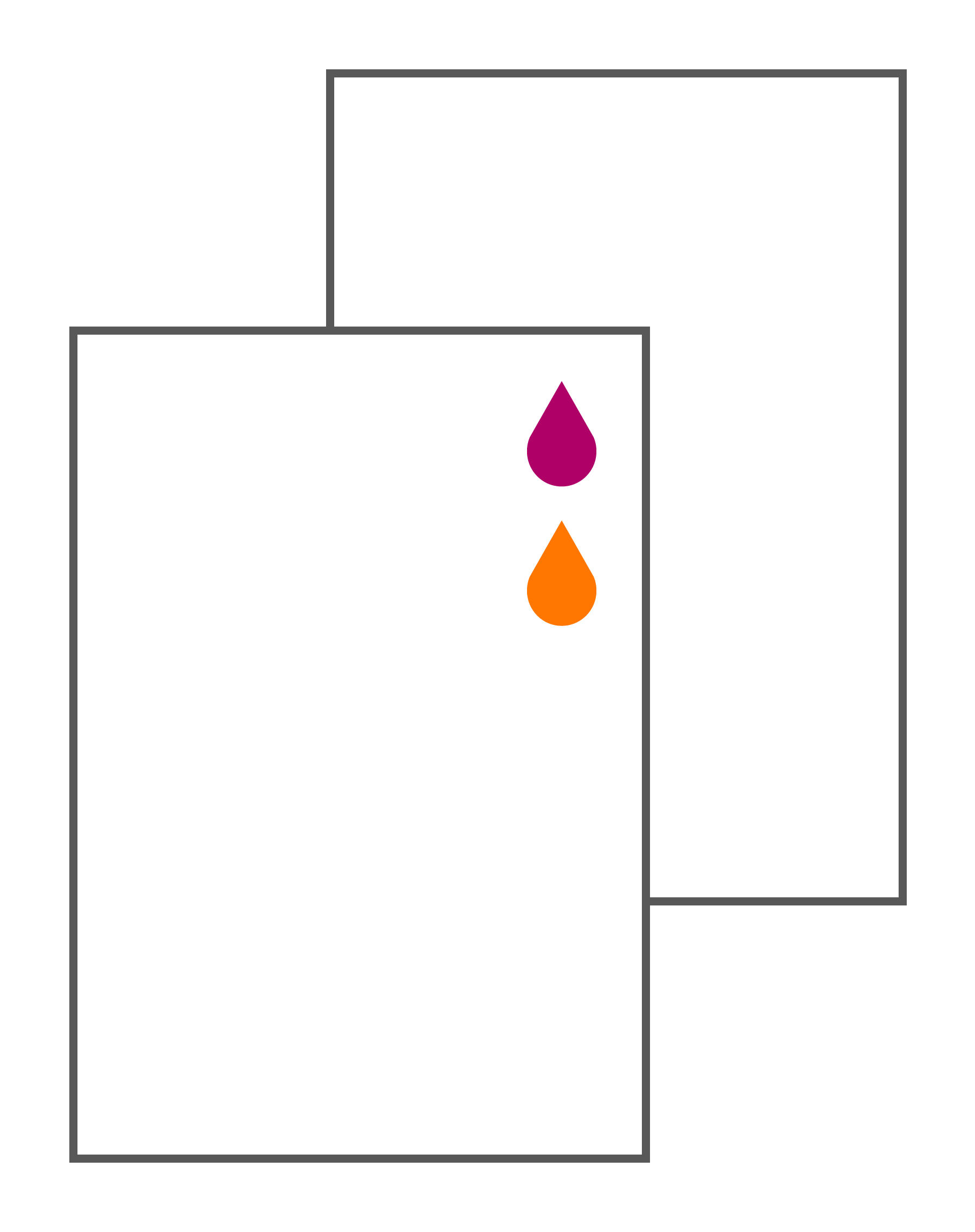 2/0  (Enkelzijdig 2 PMS-kleuren)