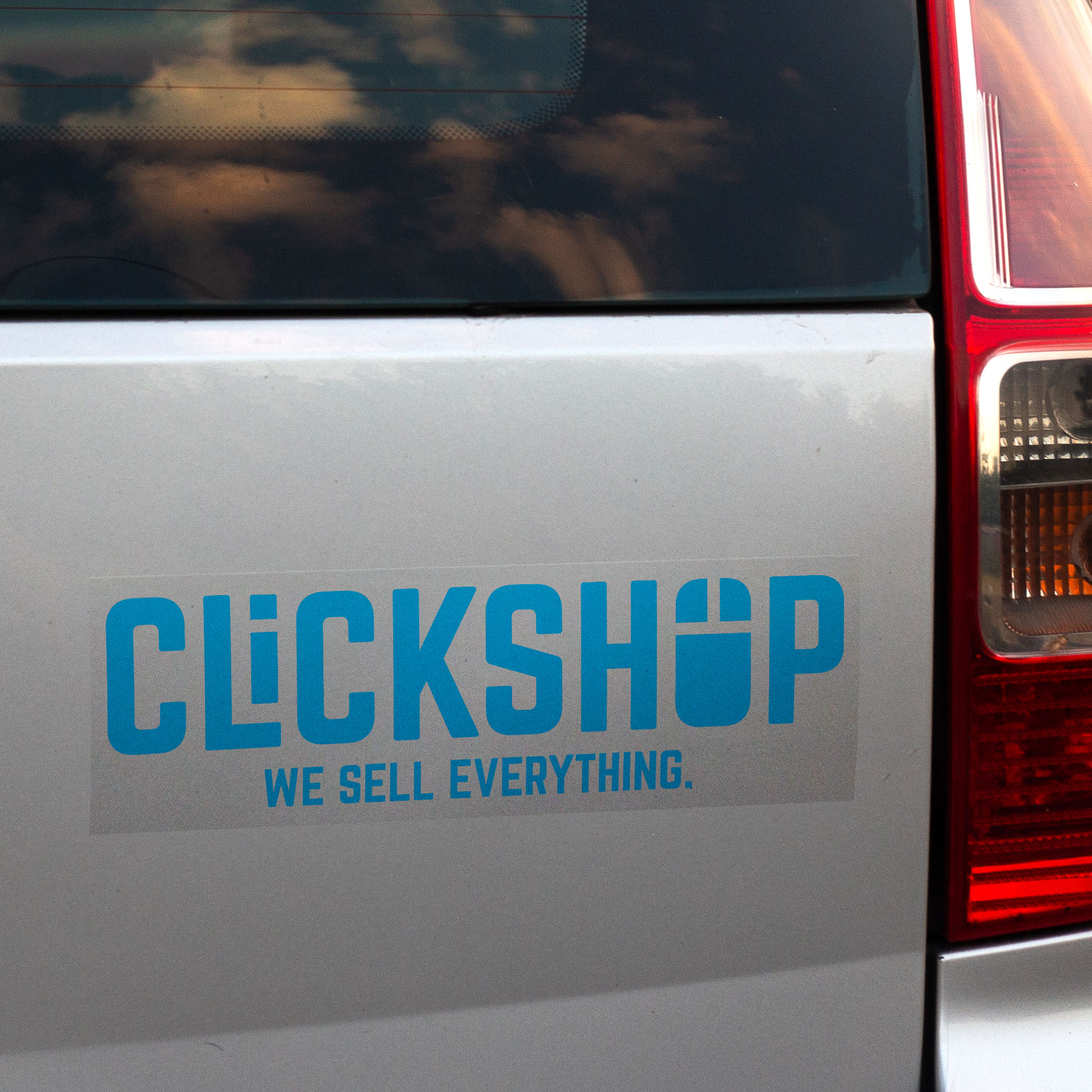 Bumpersticker-transparant