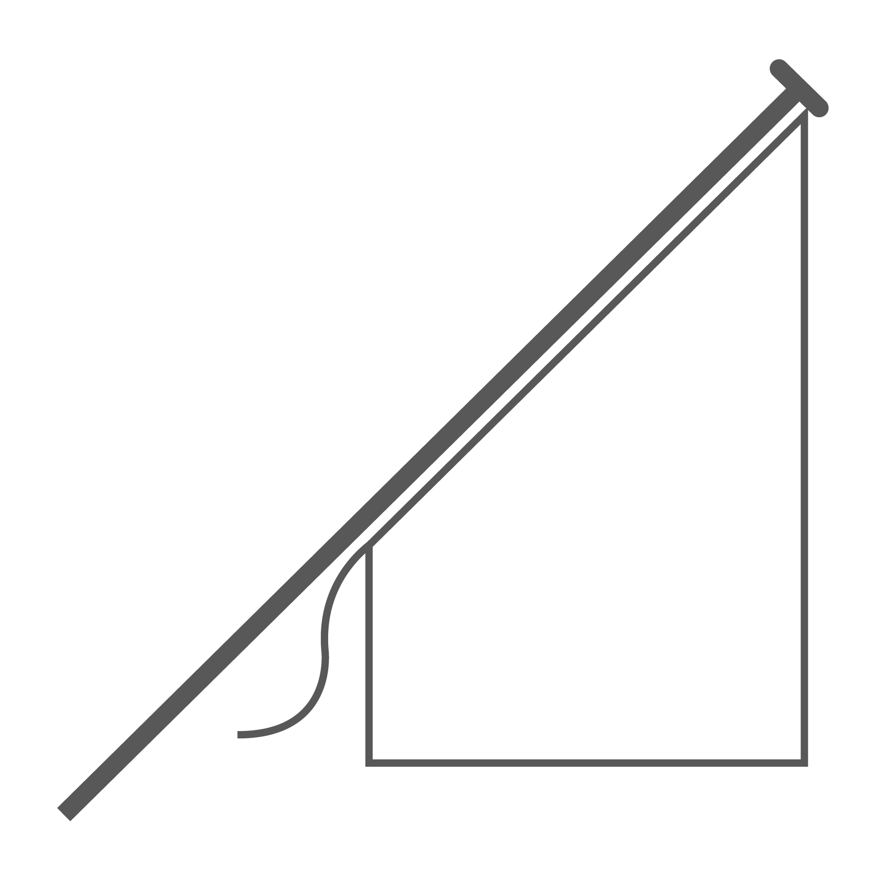 Kioskvlag (104 x 152 x 38 cm)