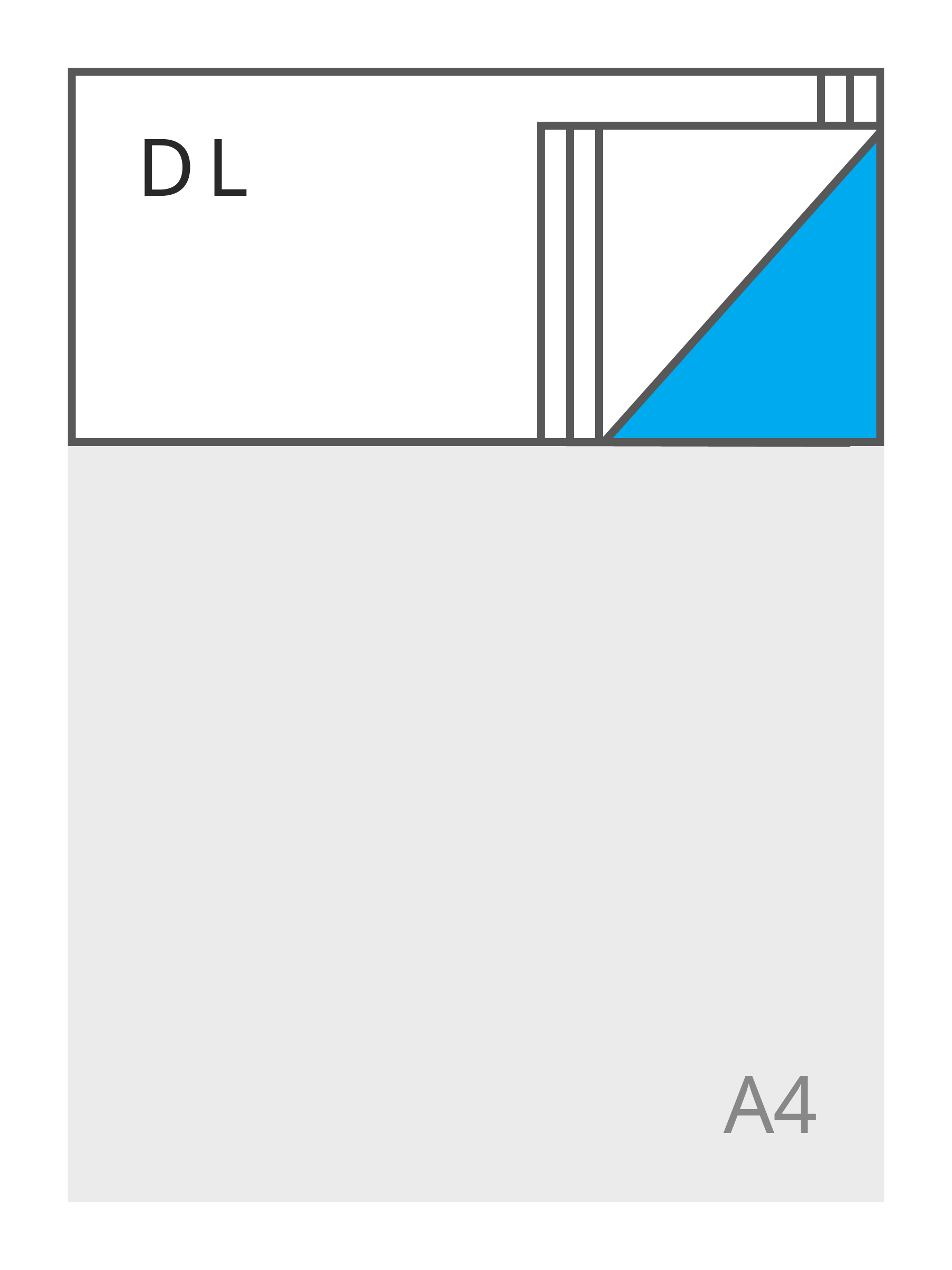 Din large paysage (210 x 98 mm)