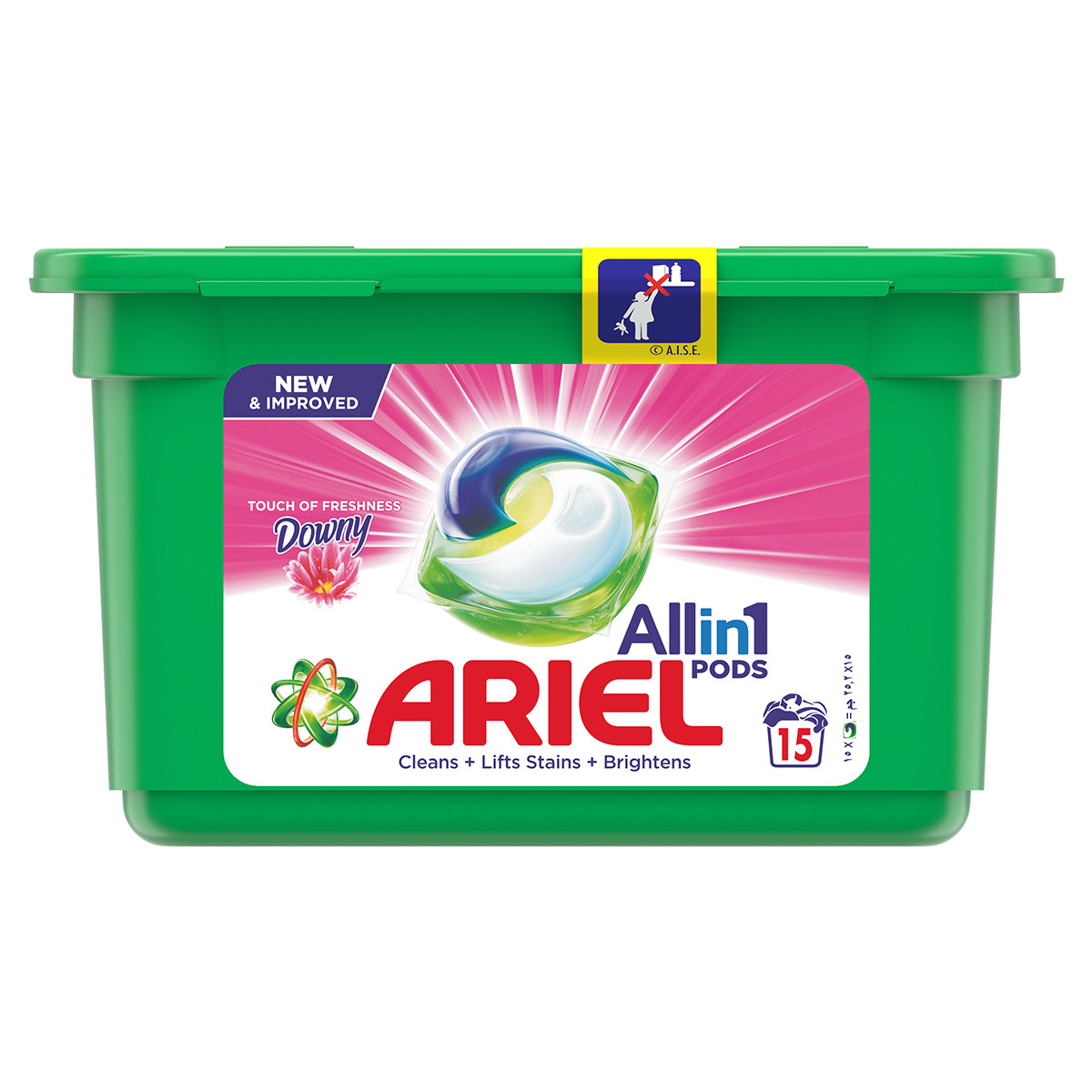 Ariel Automatic All-In-1 Pods - Touch Of Freshness Downy