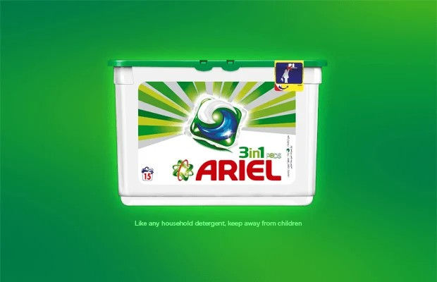Ariel 3in1 Pods Original Washing Liquid Capsules 60 Washes, Washing  Capsules & Tablets