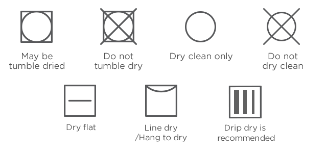 Do not dry clean. Режим Dry only. Dry clean only. Do not tumble Dry. No Dry clean symbol.