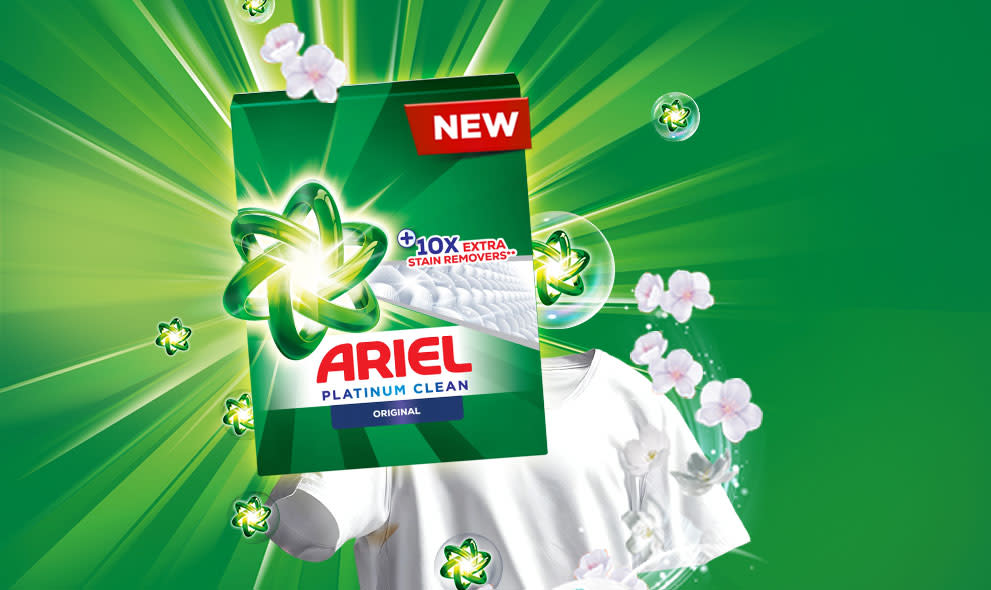 Ariel Platinum Clean packshot