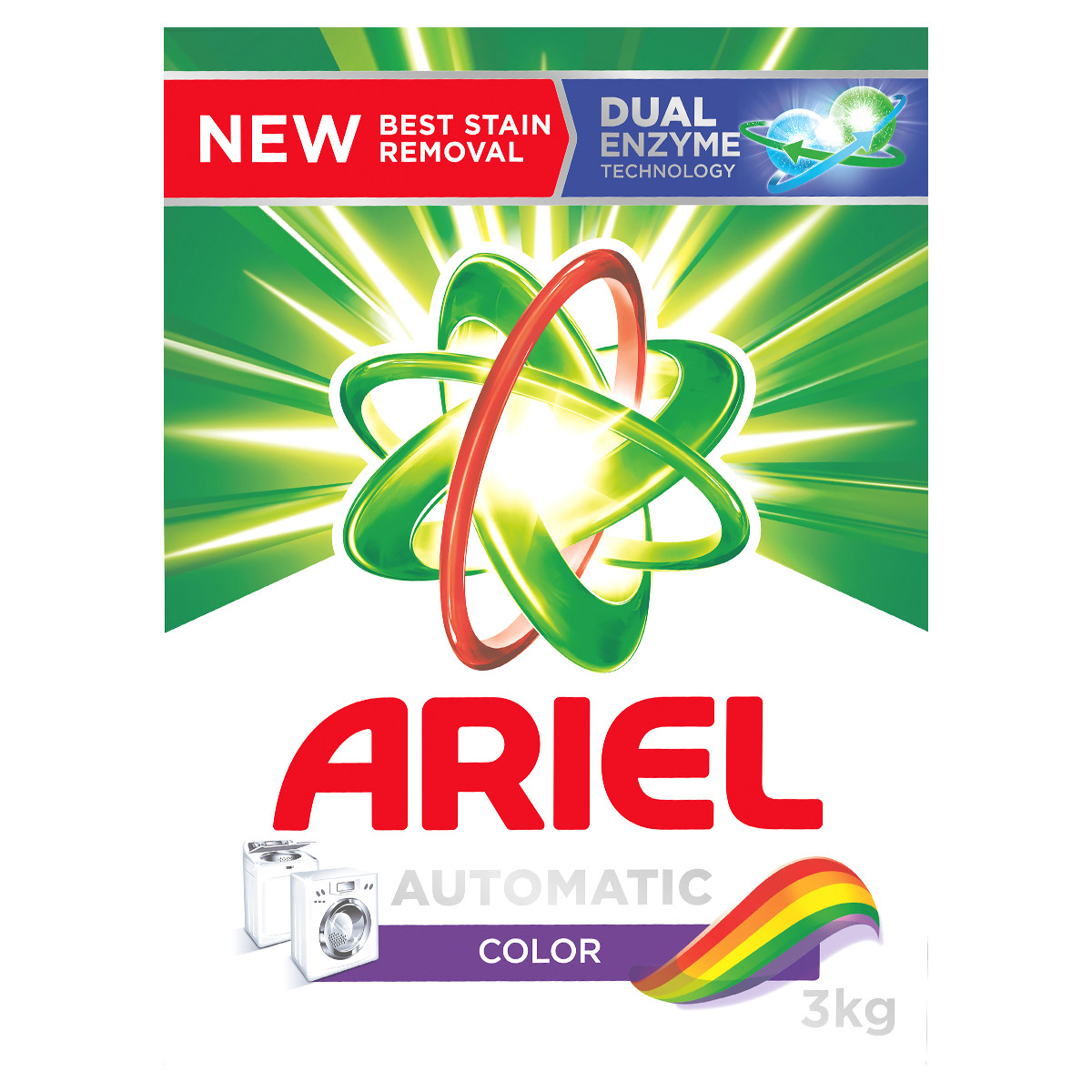 Ariel Automatic Washing Powder Laundry Detergent Color