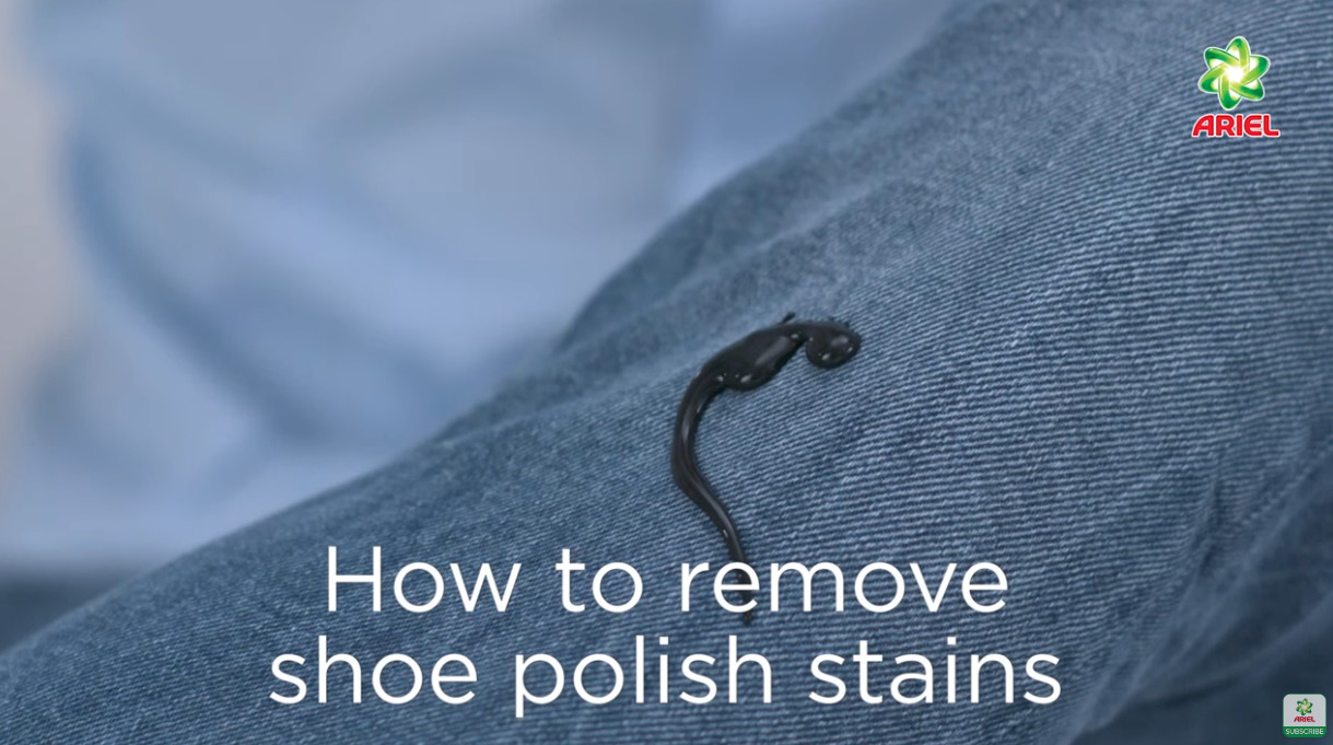 How to remove shoe polish stains from clothes