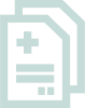 Contorno a cinzento de duas páginas que representam uma prescrição médica.