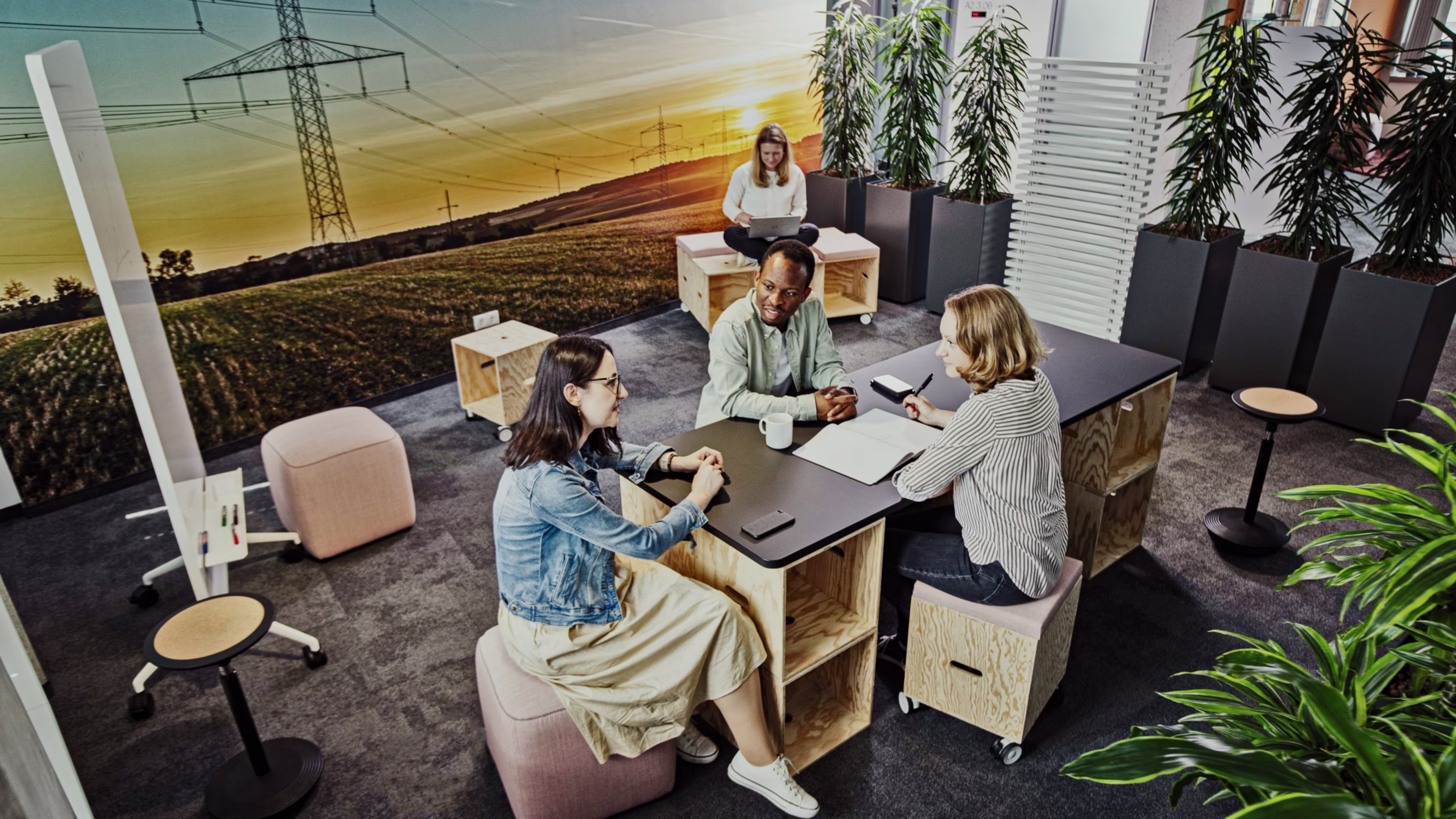 Bürokonzept für Raum und Weiterentwicklung Slider 5