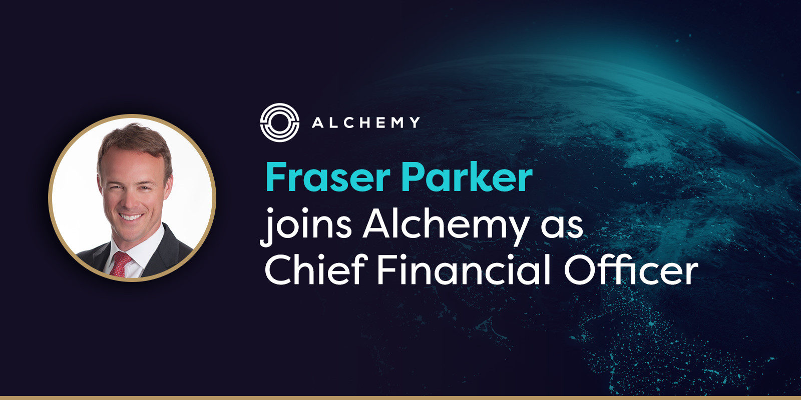 Fraser Parker joins Alchemy as Chief Financial Officer