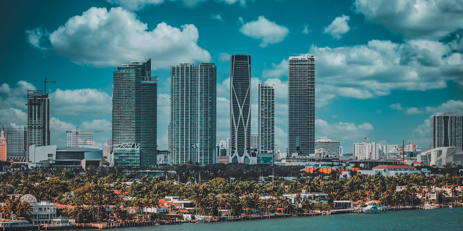 View of the city of Miami