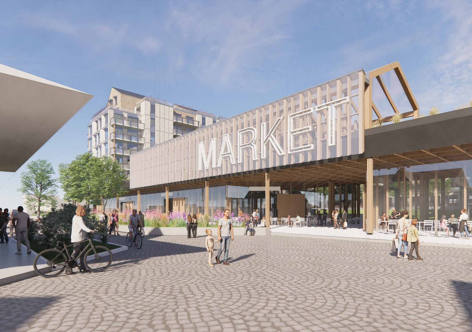 Exterior Market Rendor