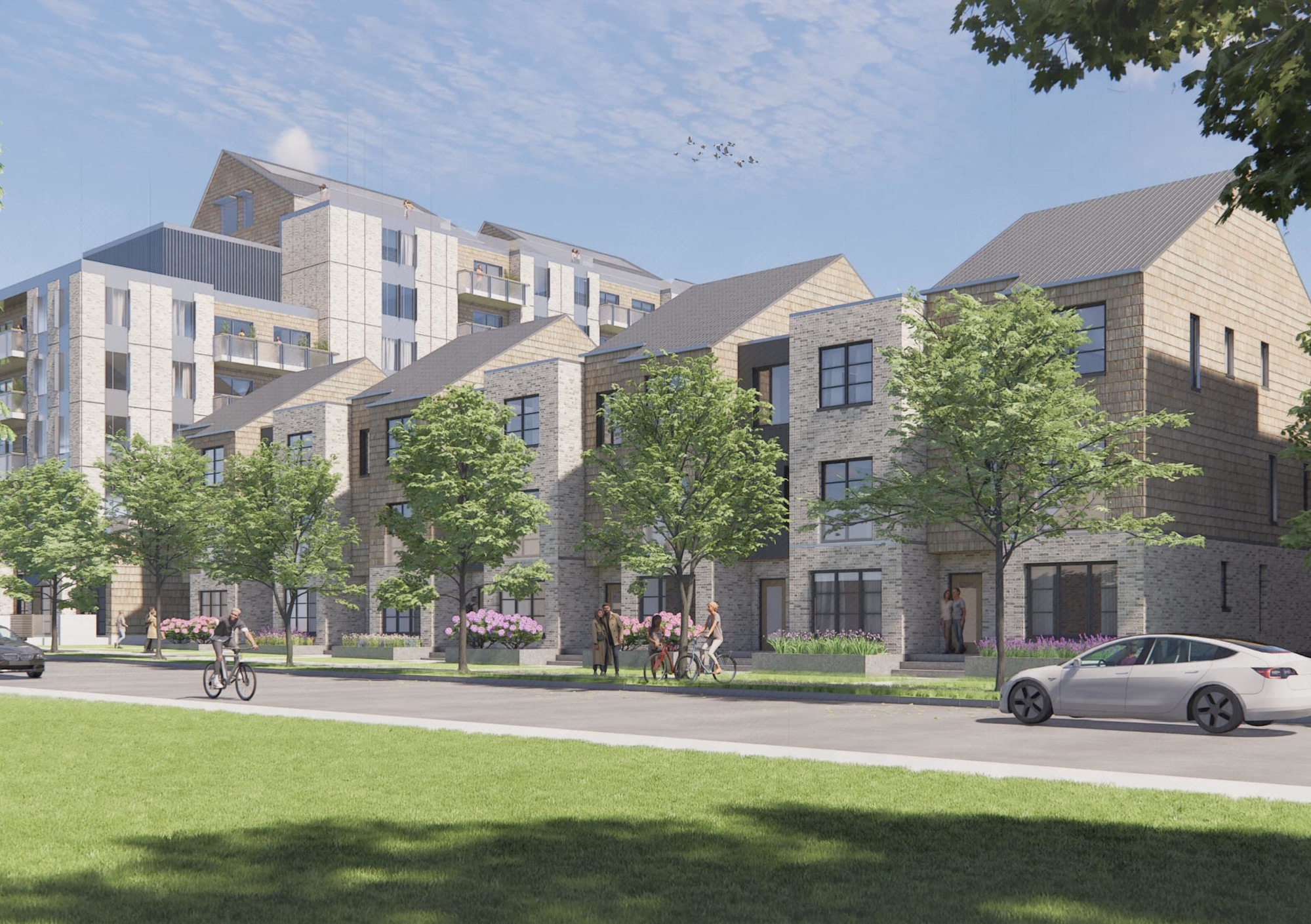 Exterior units rendor