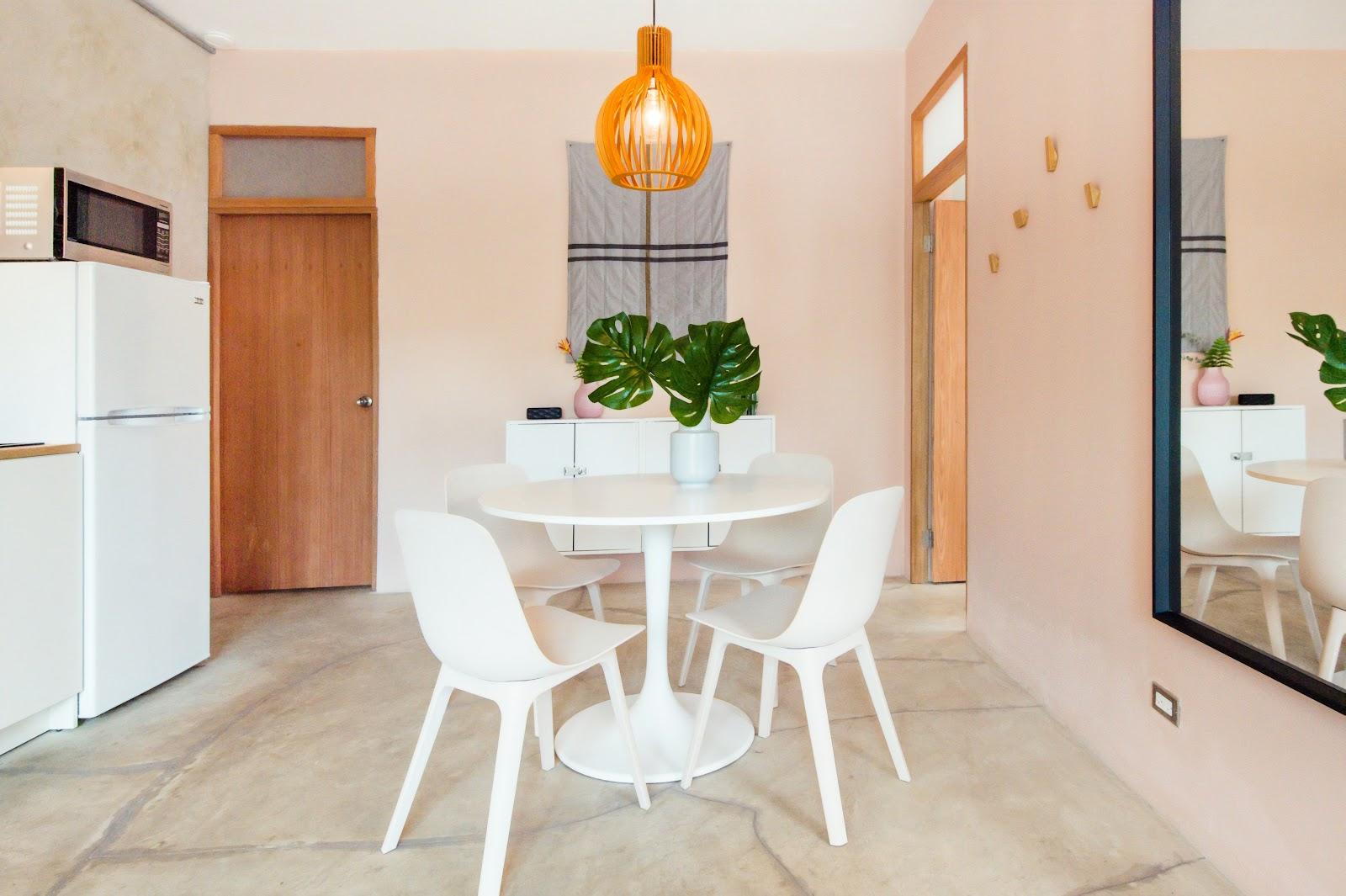 An apartment interior at Tropicalia by DW in Ocean Park, San Juan.
