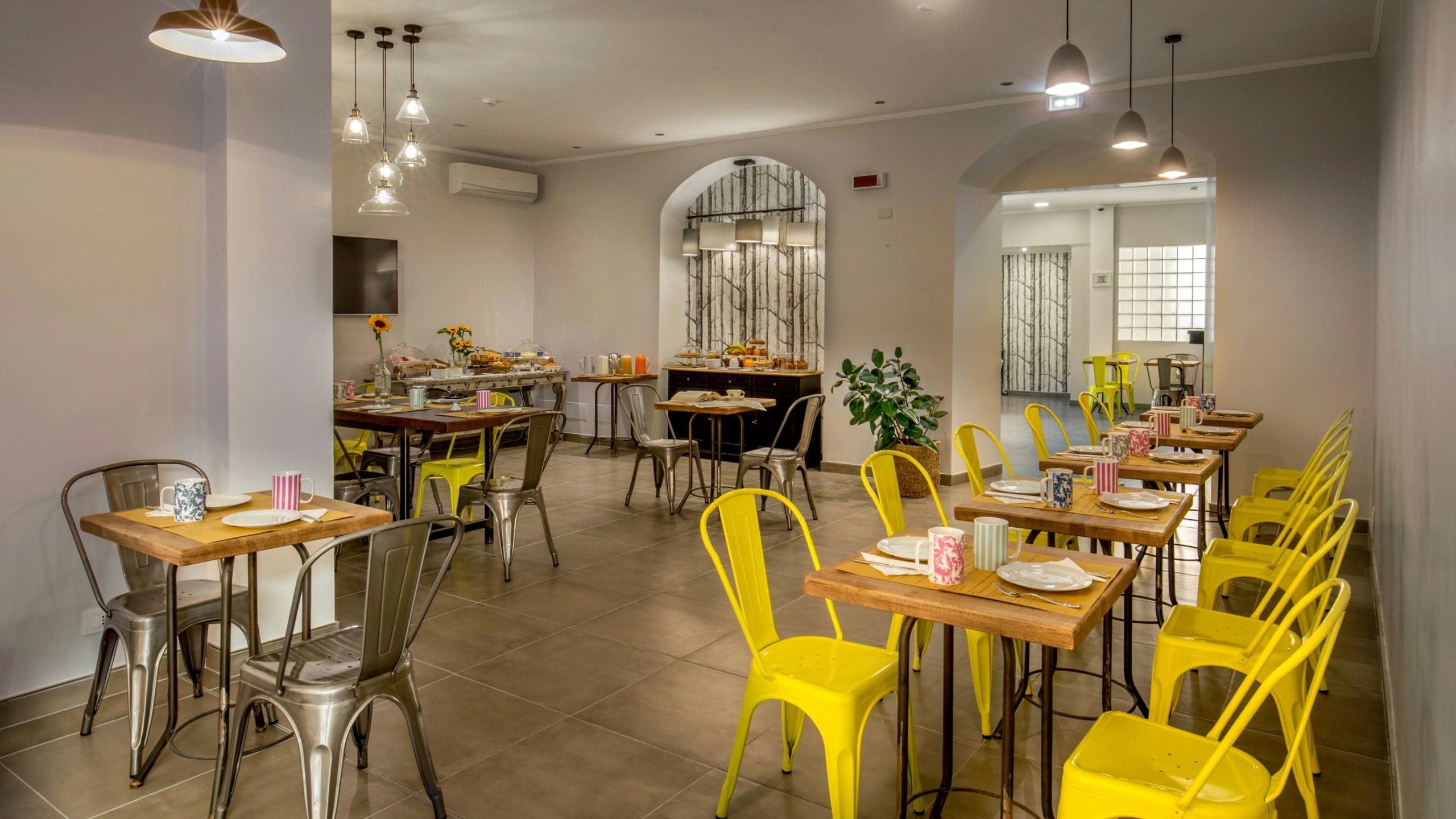 Foto del ristorante dell'Urban Garden Hotel Roma