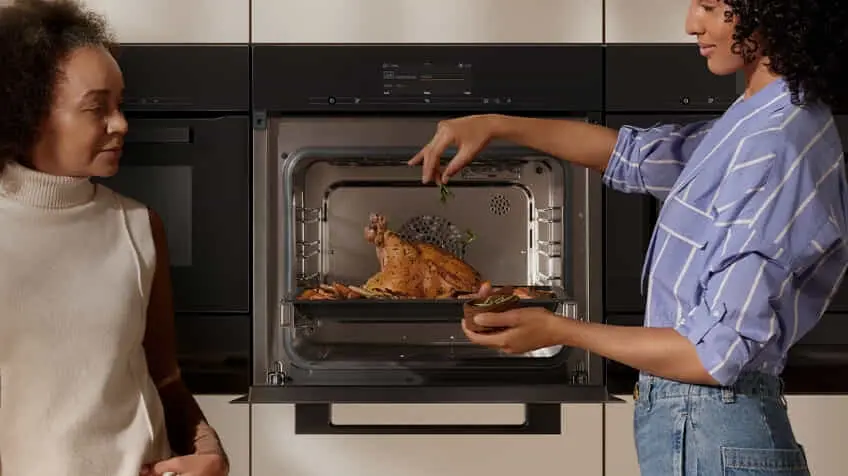 roast chicken in Miele oven  The Good Guys