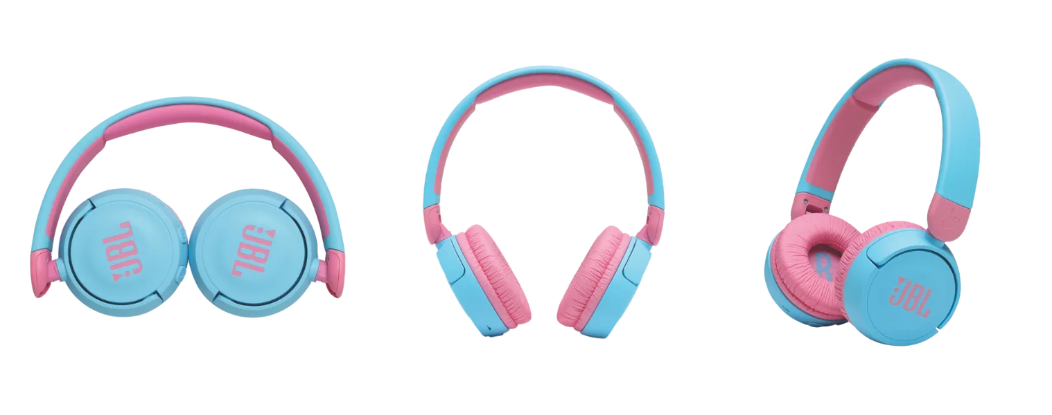 JBL Kids Headphones in Pink and Blue